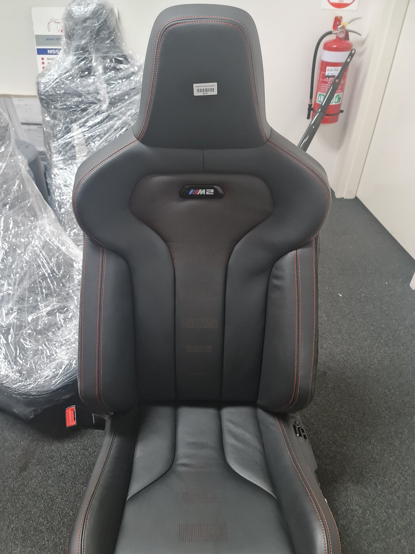 PASSENGER SIDE F87 M2 COMPETITION FRONT SEAT LEATHER - MPerformance.parts