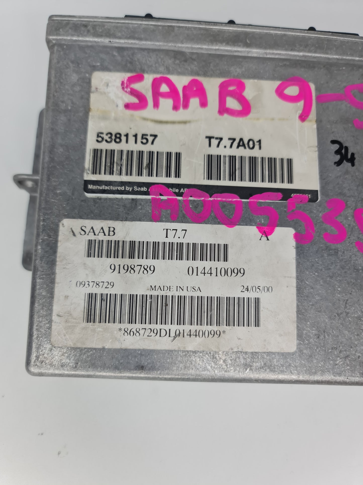 Saab Engine ECU Control Module Unit 5381157 - MPerformance.parts