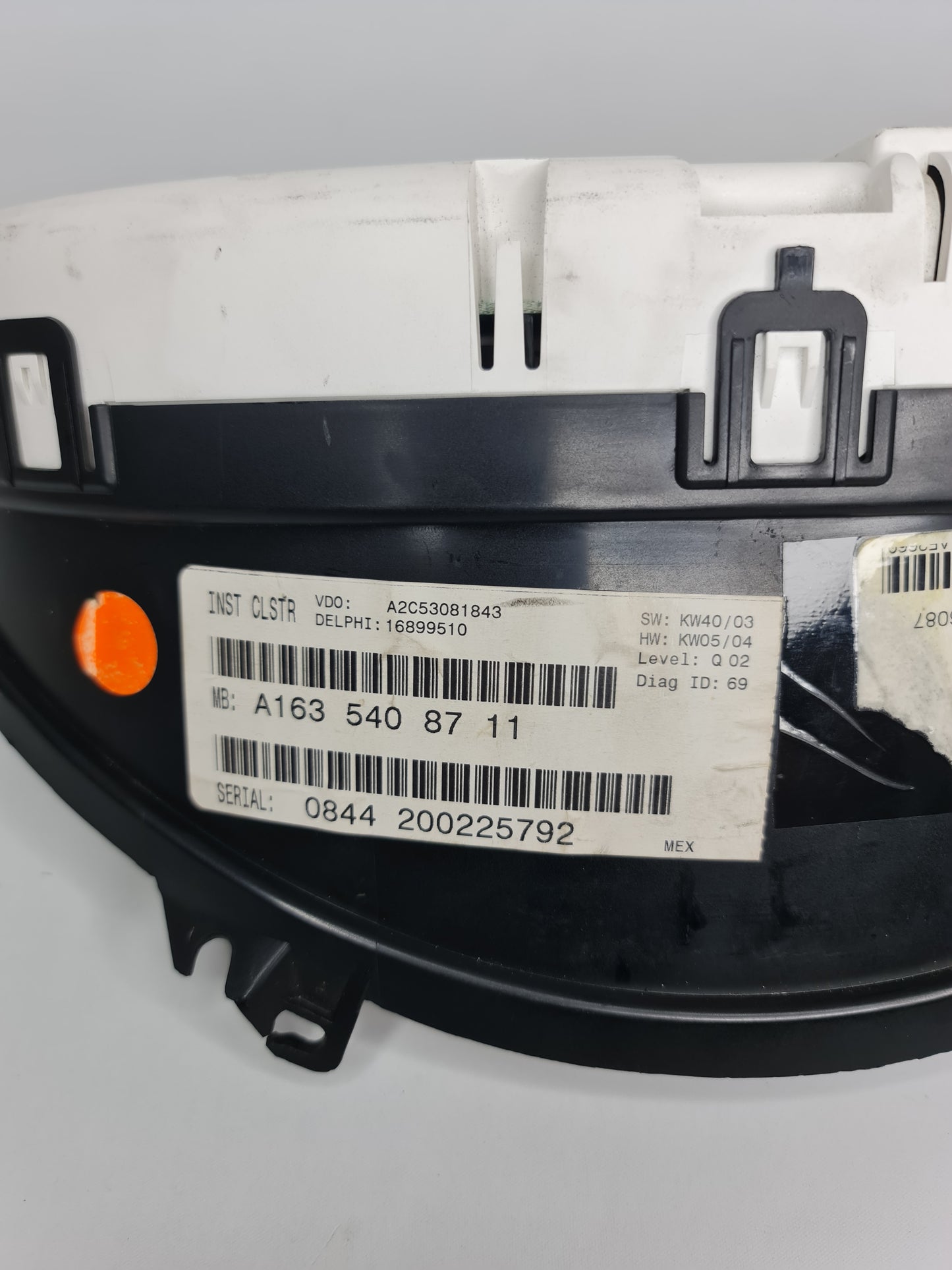 Mercedes W163 ML320 ML350 Instrument Cluster Speedometer a163 540 87 11 - MPerformance.parts