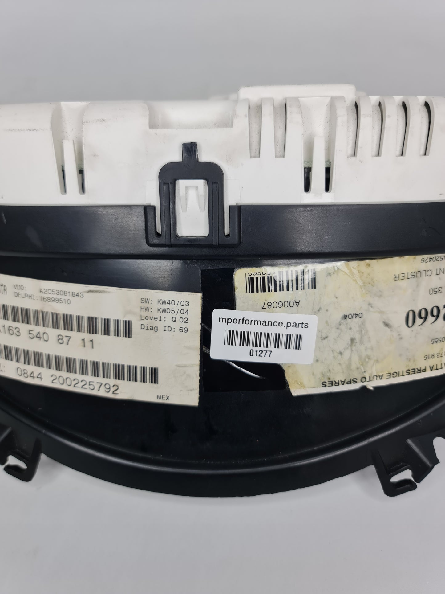 Mercedes W163 ML320 ML350 Instrument Cluster Speedometer a163 540 87 11 - MPerformance.parts