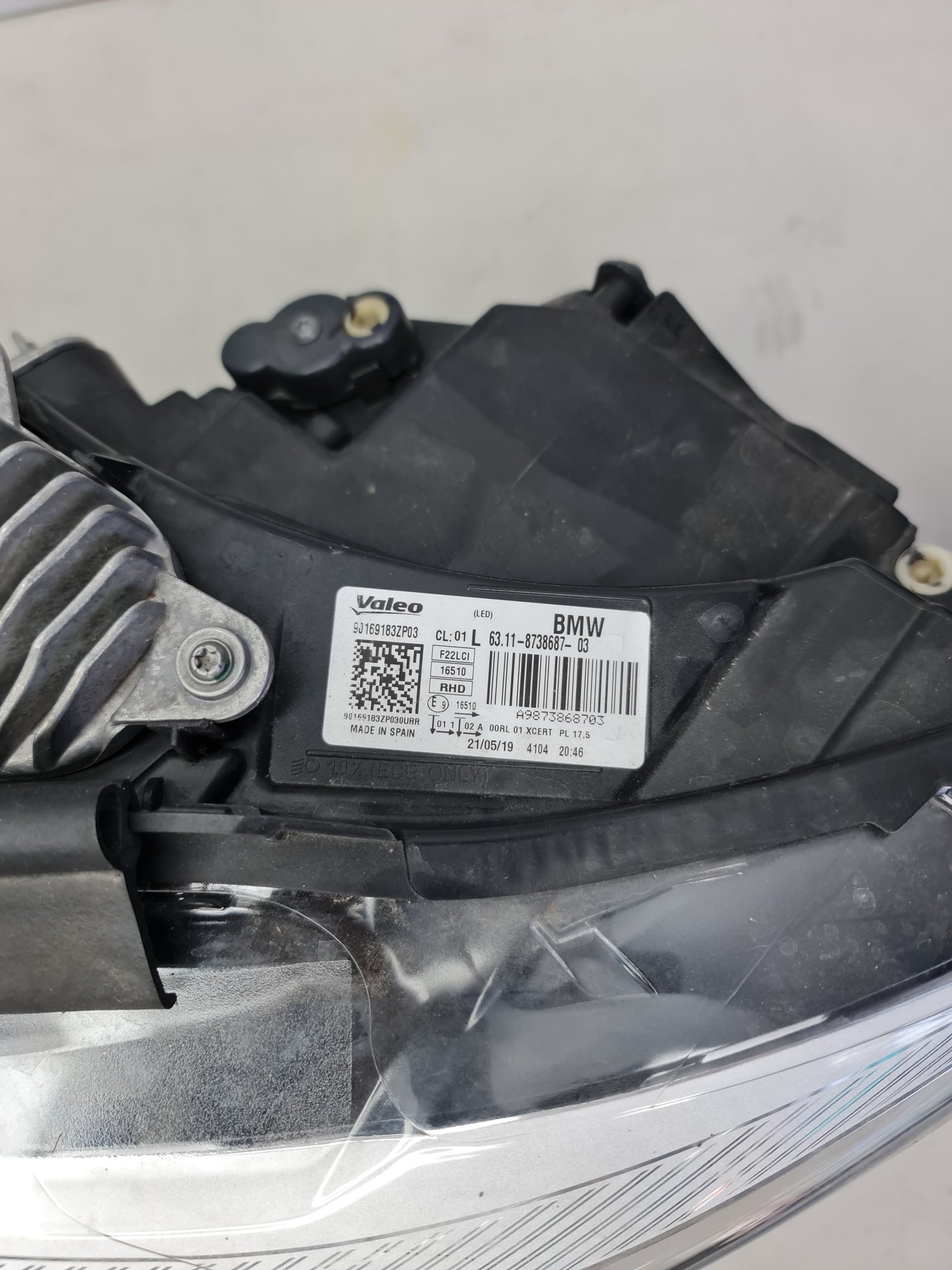 2018-2021 BMW M2 M2C F87 HEADLIGHT OEM LEFT SIDE LED 63.11-8738687-03 - MPerformance.parts