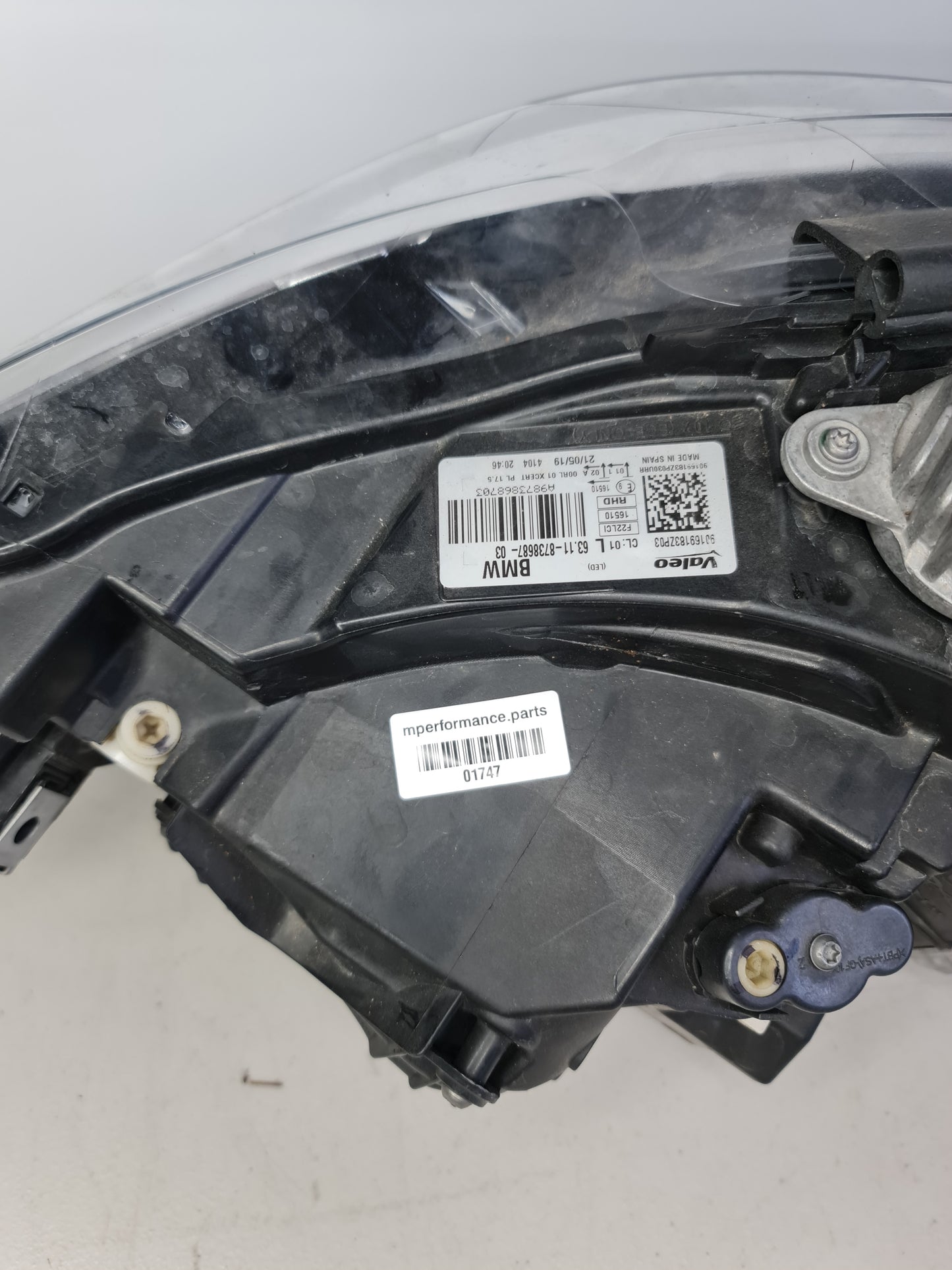 2018-2021 BMW M2 M2C F87 HEADLIGHT OEM LEFT SIDE LED 63.11-8738687-03 - MPerformance.parts