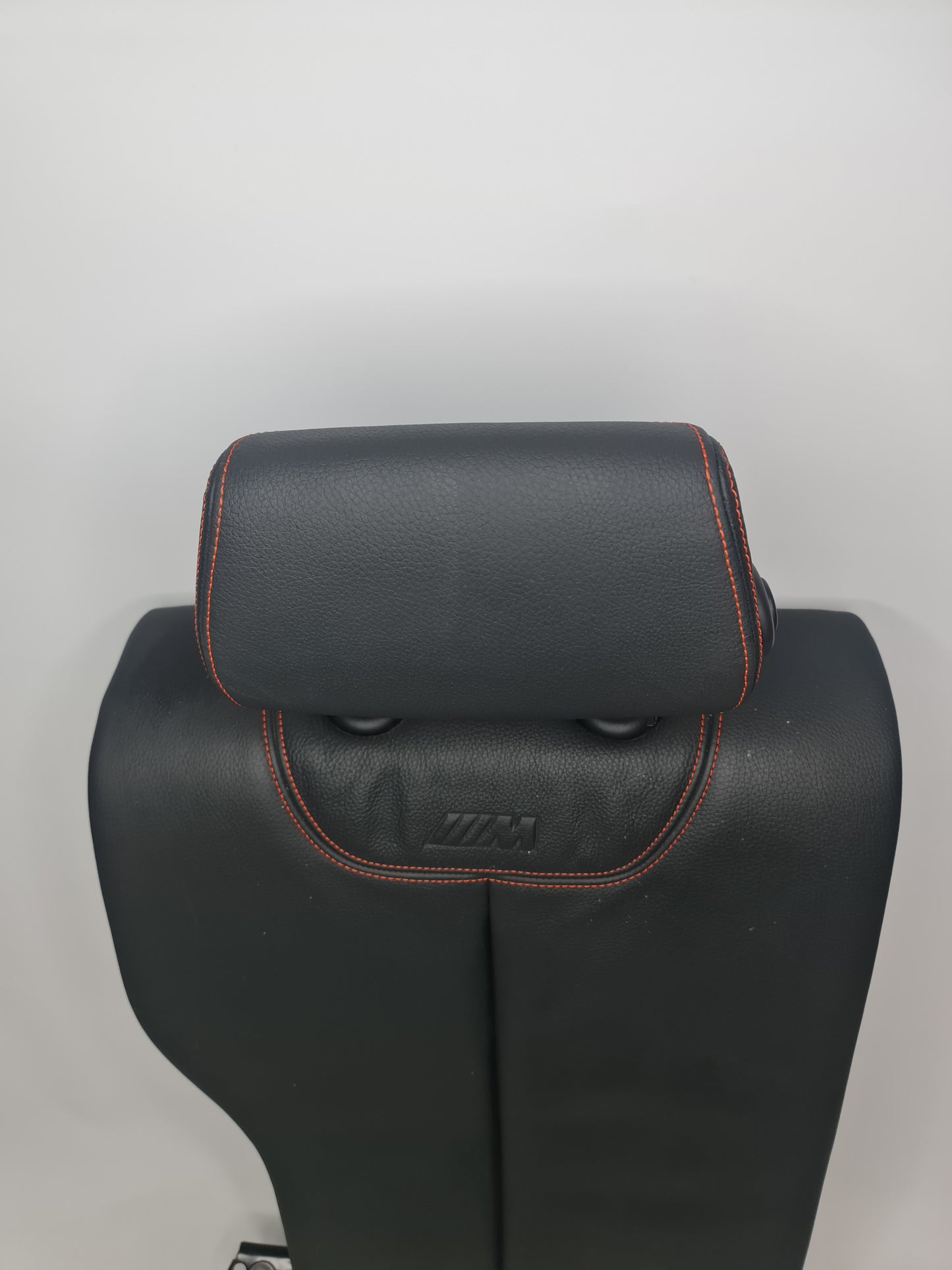 BMW F87 M2 Rear Right Seat O/S Backrest Cover Cloth Leather Black Orange - MPerformance.parts