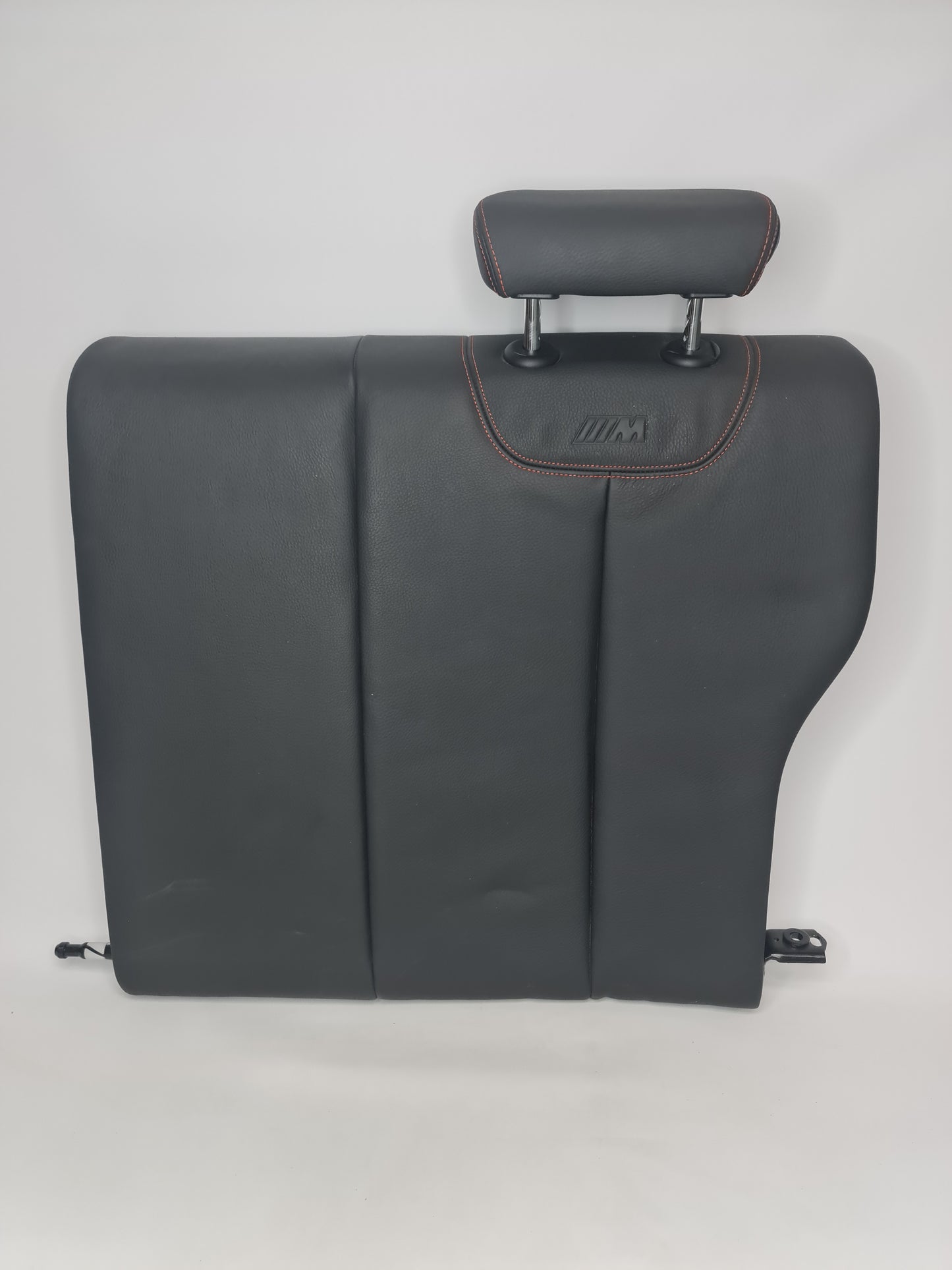 BMW F87 M2 Rear Left Seat O/S Backrest Cover Cloth Leather Black Orange - MPerformance.parts