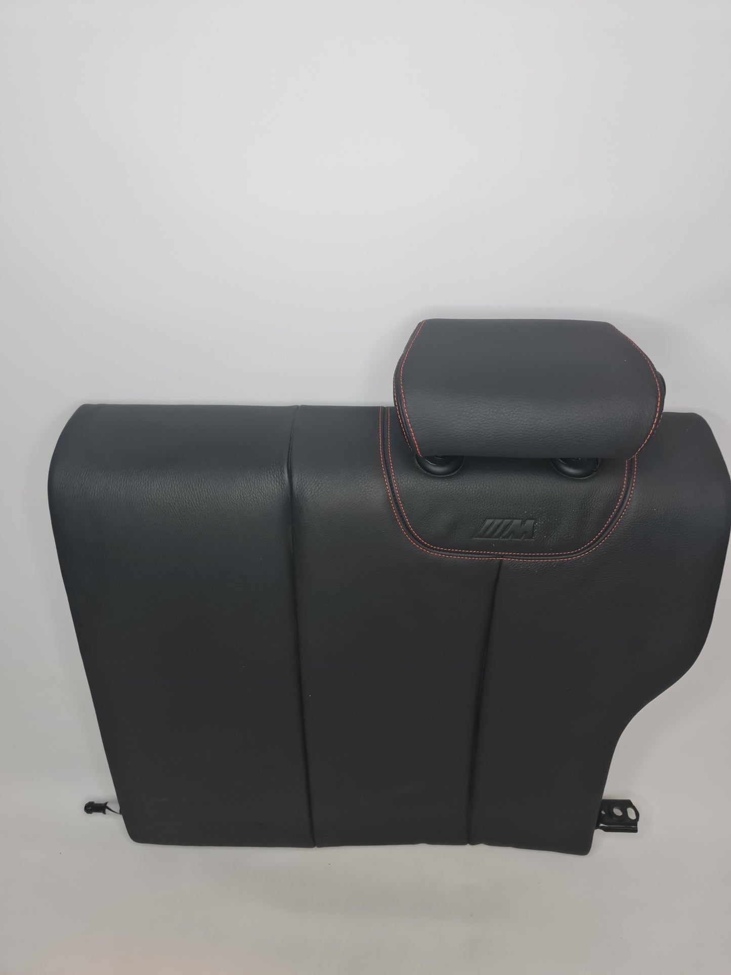 BMW F87 M2 Rear Left Seat O/S Backrest Cover Cloth Leather Black Orange - MPerformance.parts