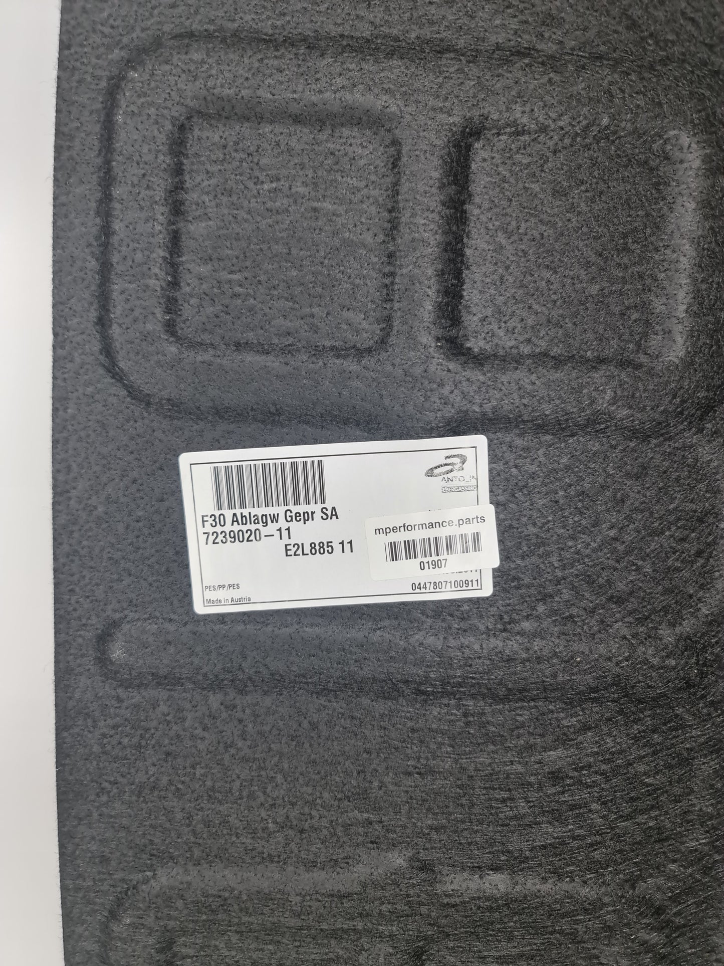 F80 M3 Underfloor Boot Storage - 7239020-11 - MPerformance.parts