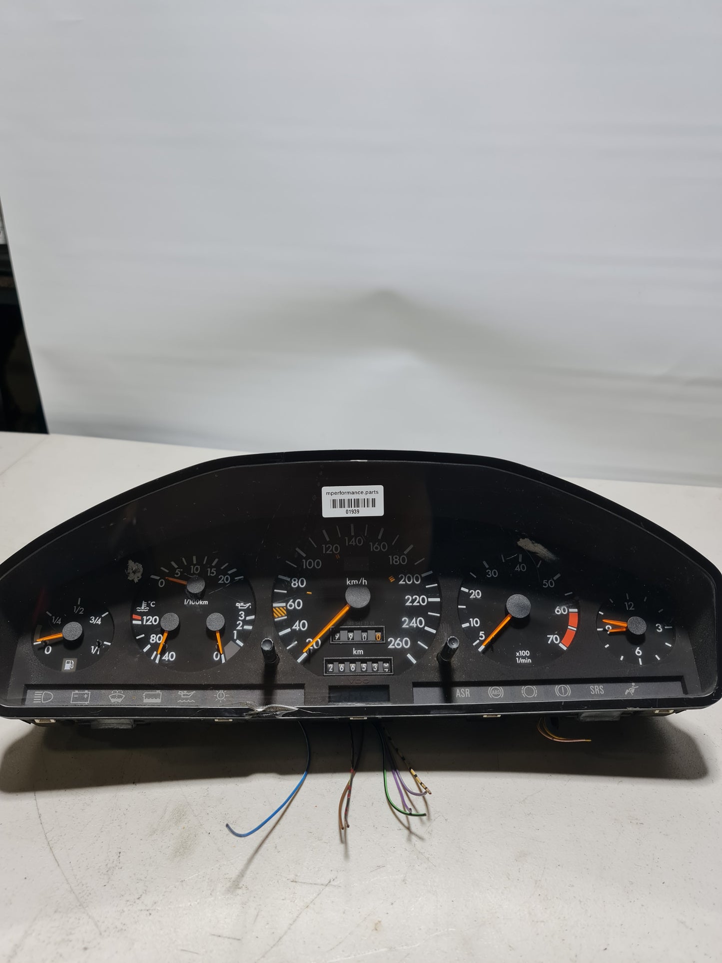 Mercedes r129 SL-class Speedometer Cluster Gauge OEM VDO - 1294401211 - MPerformance.parts