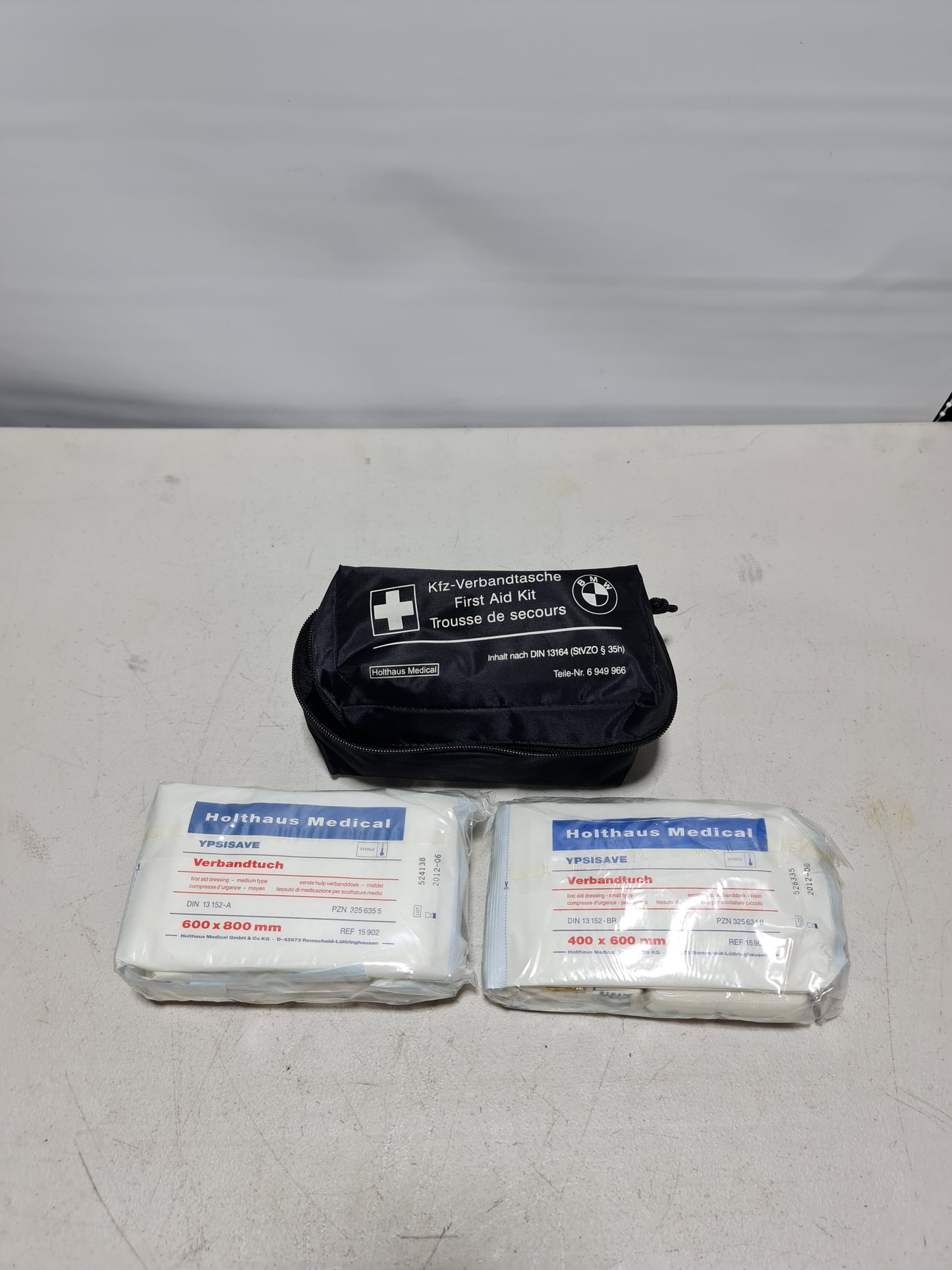 BMW Universal First Aid Emergency Medical Kit Pouch Black 6949966 - MPerformance.parts