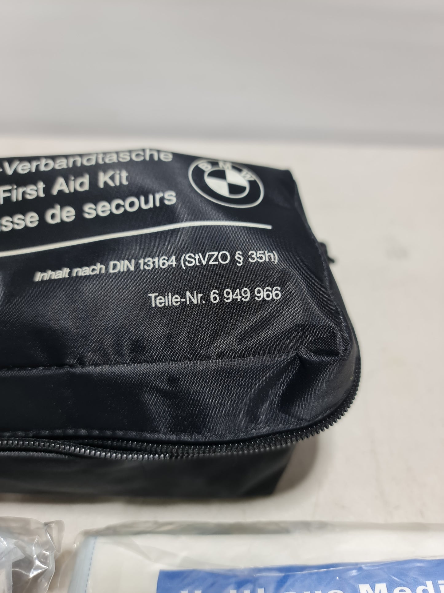 BMW Universal First Aid Emergency Medical Kit Pouch Black 6949966 - MPerformance.parts
