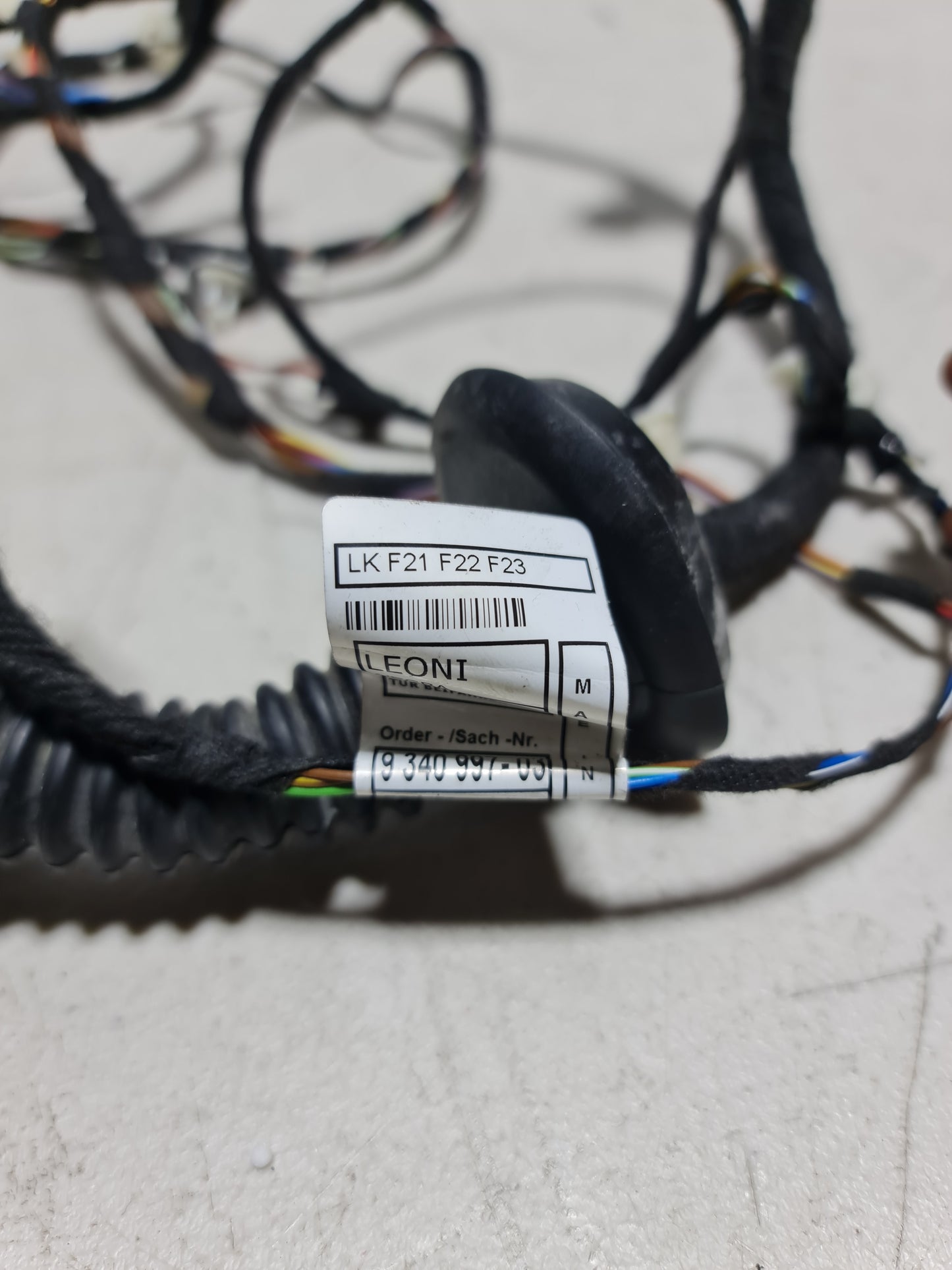 BMW 7 G11 730d xDrive 2017 LHD Front Left Door Wiring Harness 9221028 12147221 - MPerformance.parts