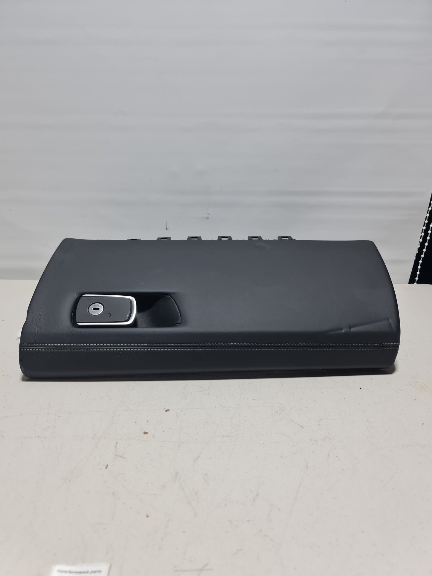 F80 M3 Black Leather Glove Box - MPerformance.parts