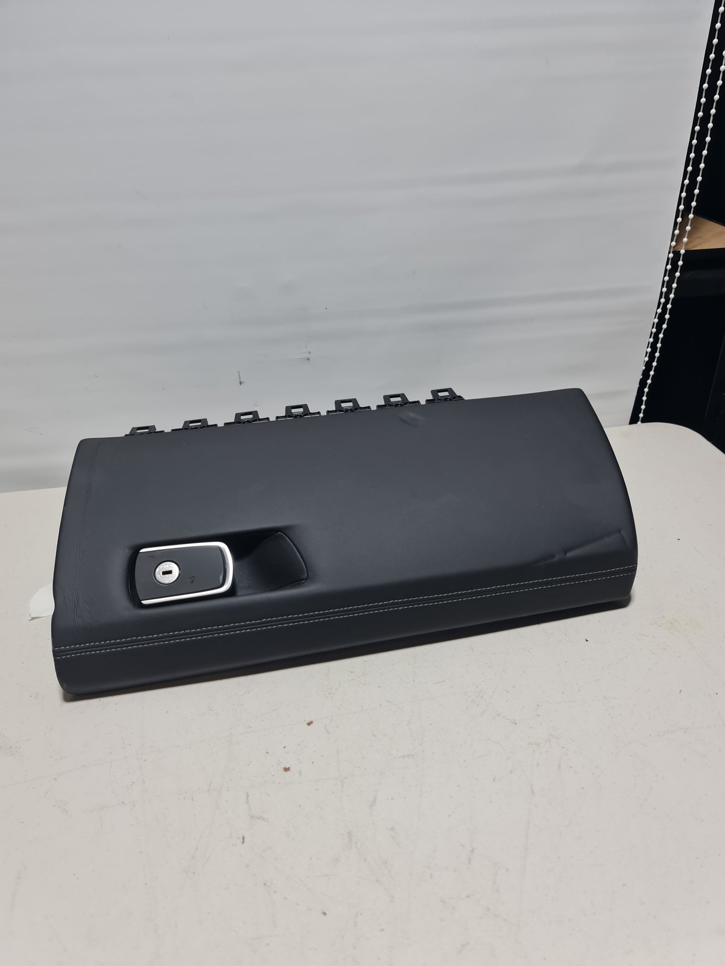 F80 M3 Black Leather Glove Box - MPerformance.parts