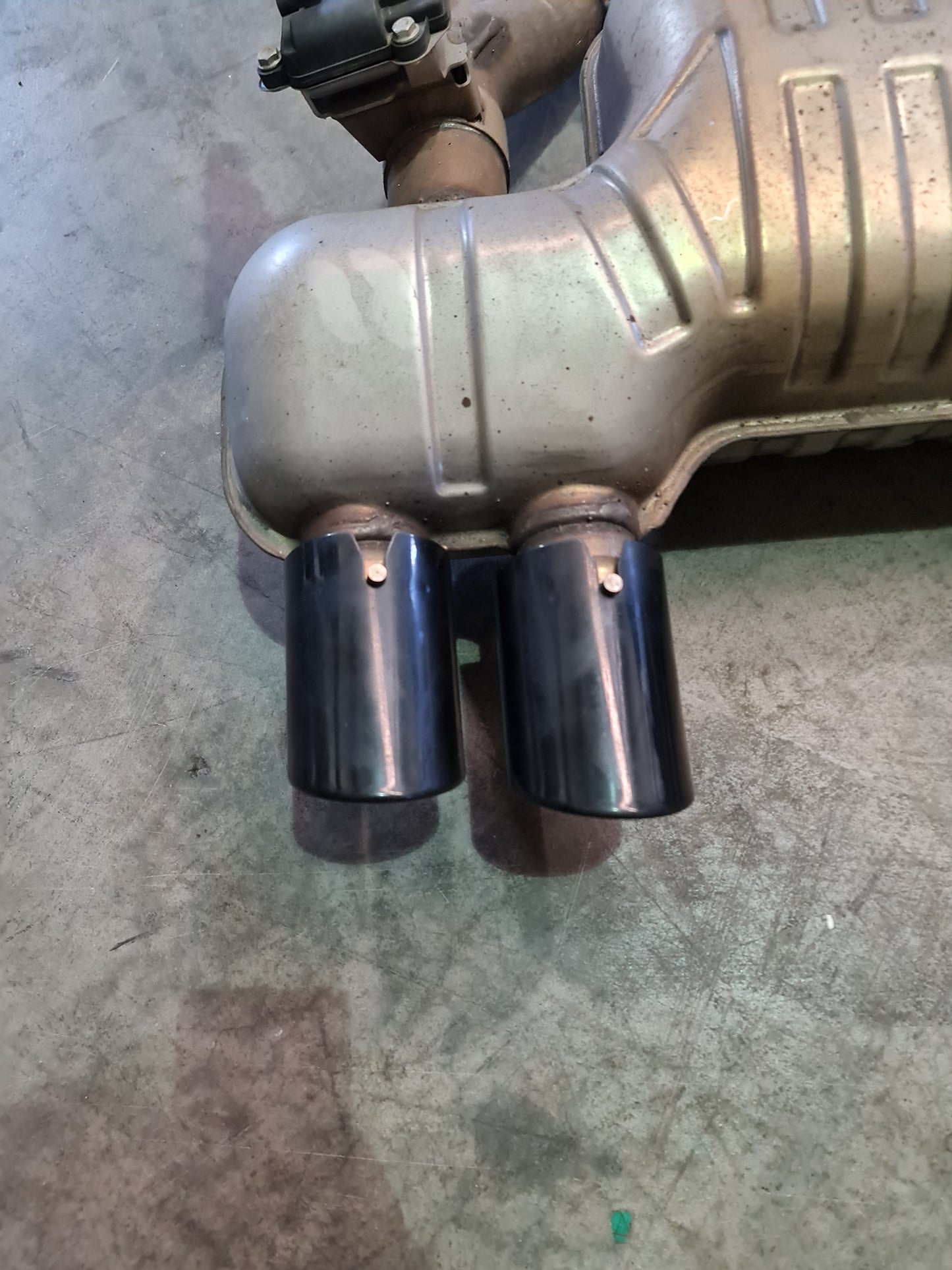 BMW M4 Muffler (with bypass) Quad OEM Stainless Exhaust EBERSPACHER 7850083 - MPerformance.parts