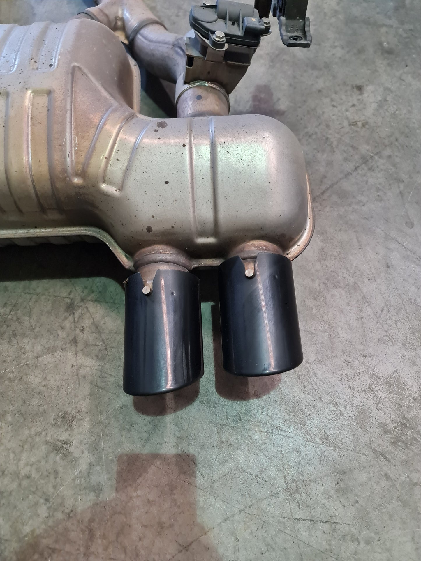 BMW M4 Muffler (with bypass) Quad OEM Stainless Exhaust EBERSPACHER 7850083 - MPerformance.parts