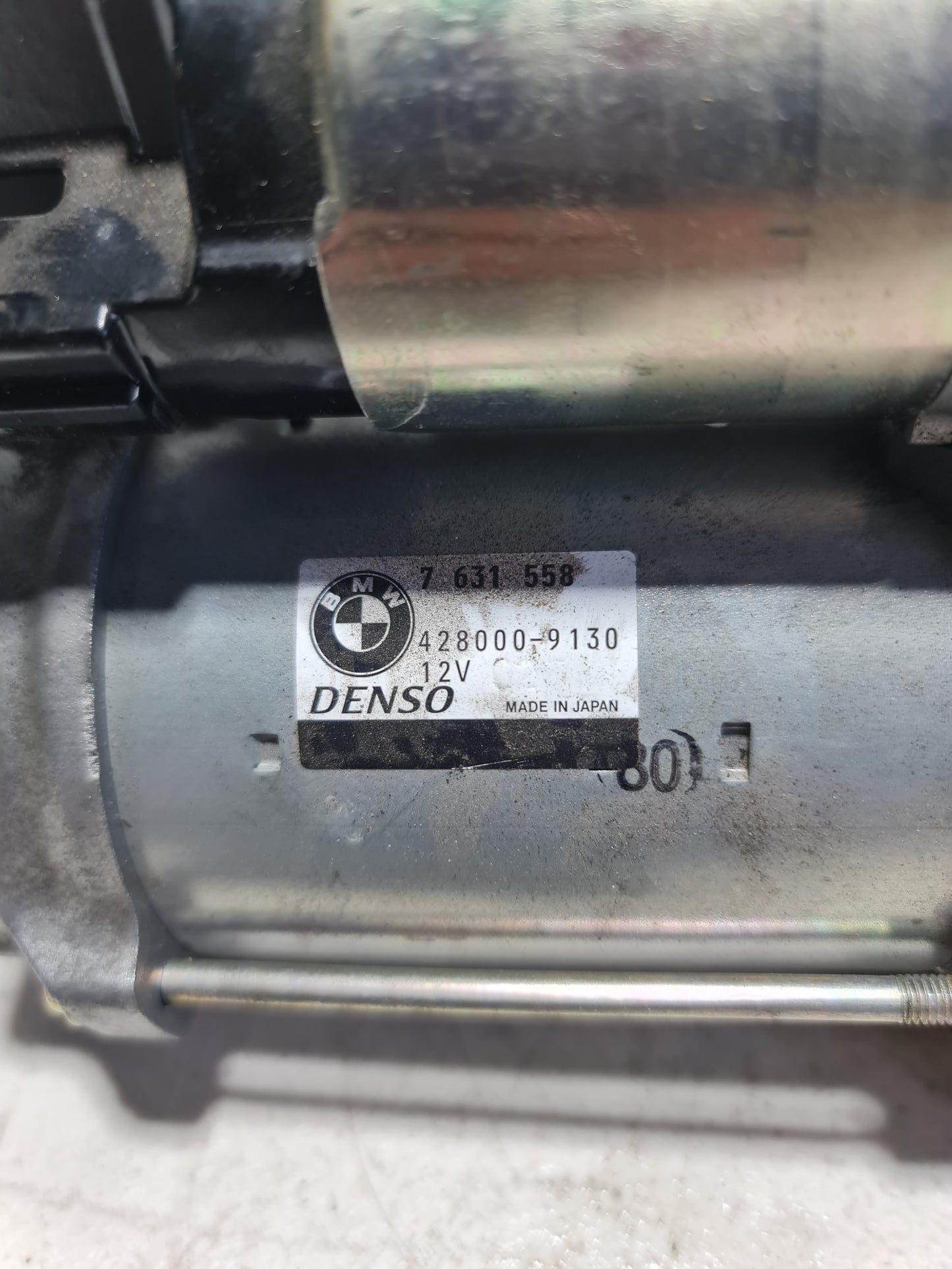 2016 BMW F80 F82 F83 M3 M4 OEM S55 DENSO STARTER MOTOR 7631558 15-19 - MPerformance.parts