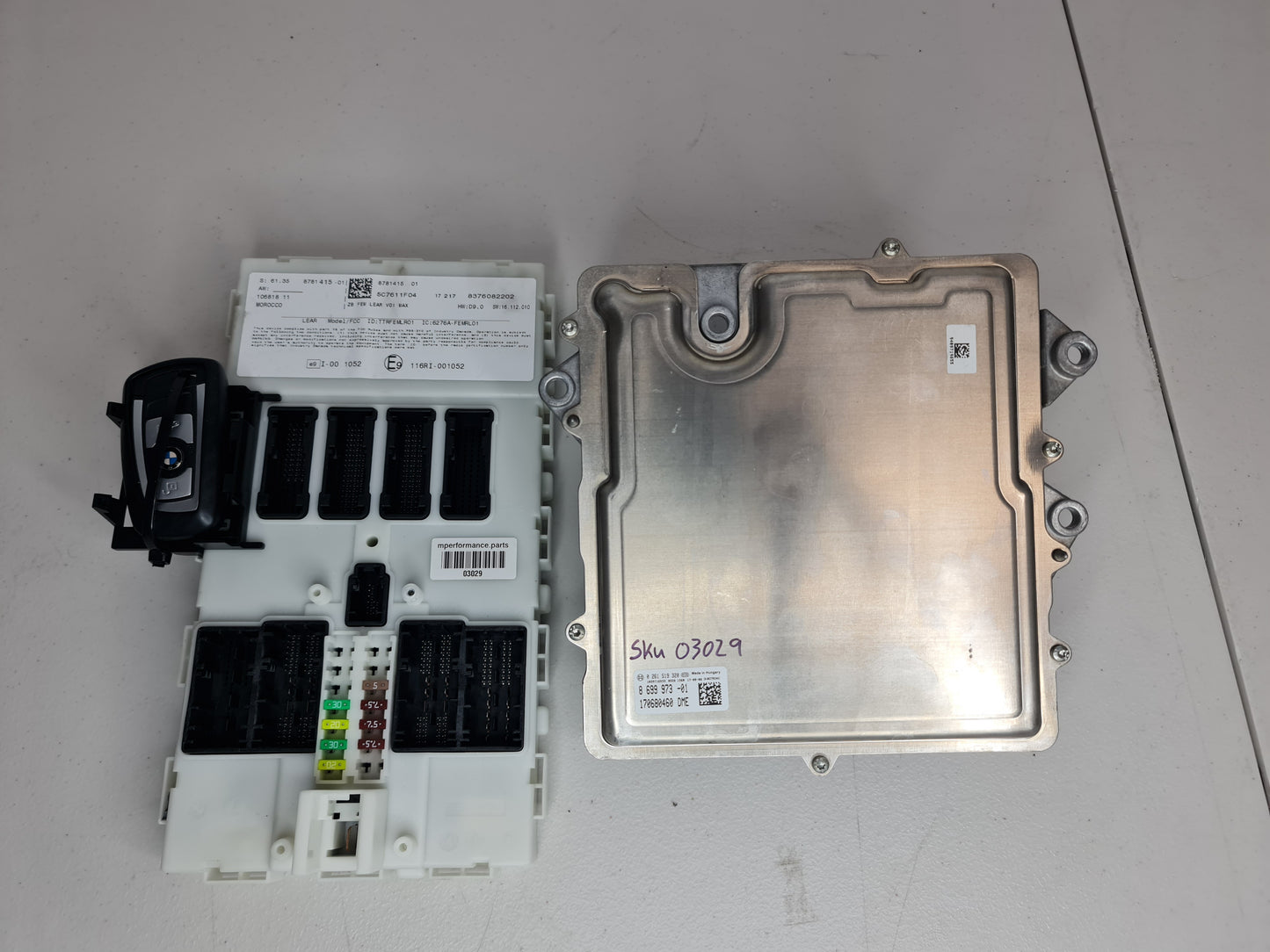 BMW F30 F32 F36 228 328 428 2.0L DME ECU Engine Computer FEM Module Key Set OEM 61358781415 - MPerformance.parts