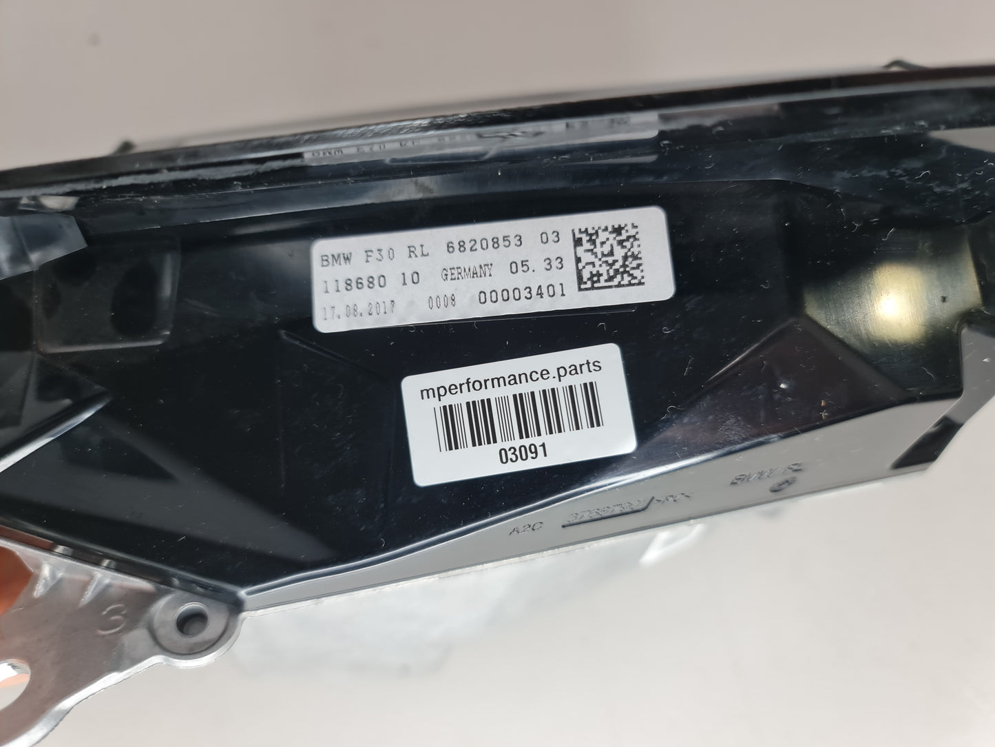 BMW F8x and F3x heads up display in dash 62306820853 Head-up display RHD 6820853 - MPerformance.parts