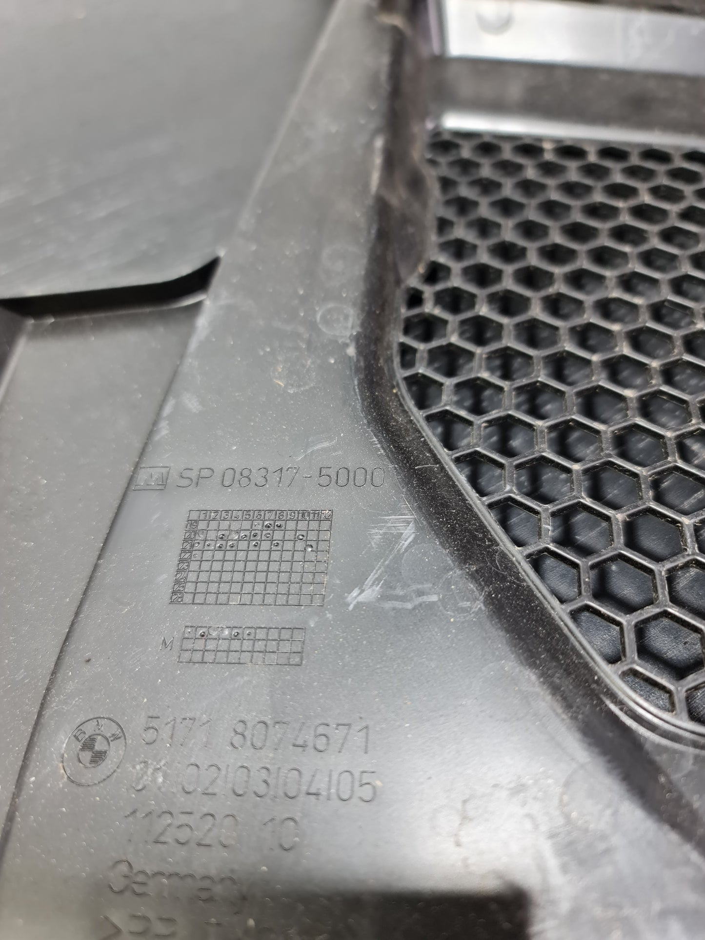 51718074671 BMW M3 scuttle panel trim cover engine bay left G80 2023 5171 8074671 - MPerformance.parts