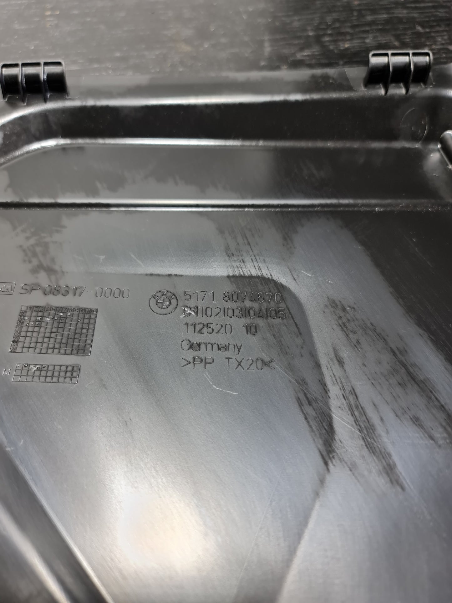 51718074670 BMW M3 scuttle panel trim cover engine bay right G80 2023 5171 8074670 - MPerformance.parts