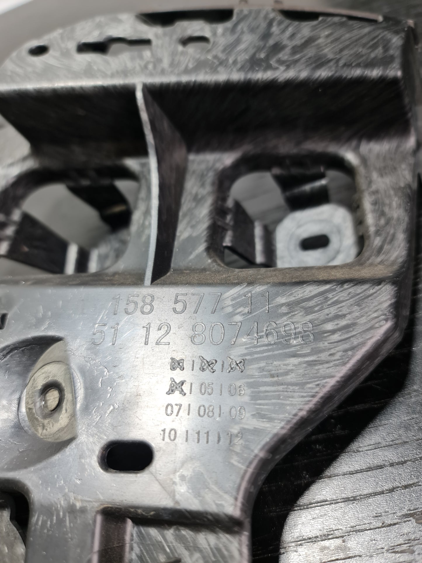 BMW G80 M3 REAR RIGHT BUMPER HOLDER BRACKET 8074698 - MPerformance.parts