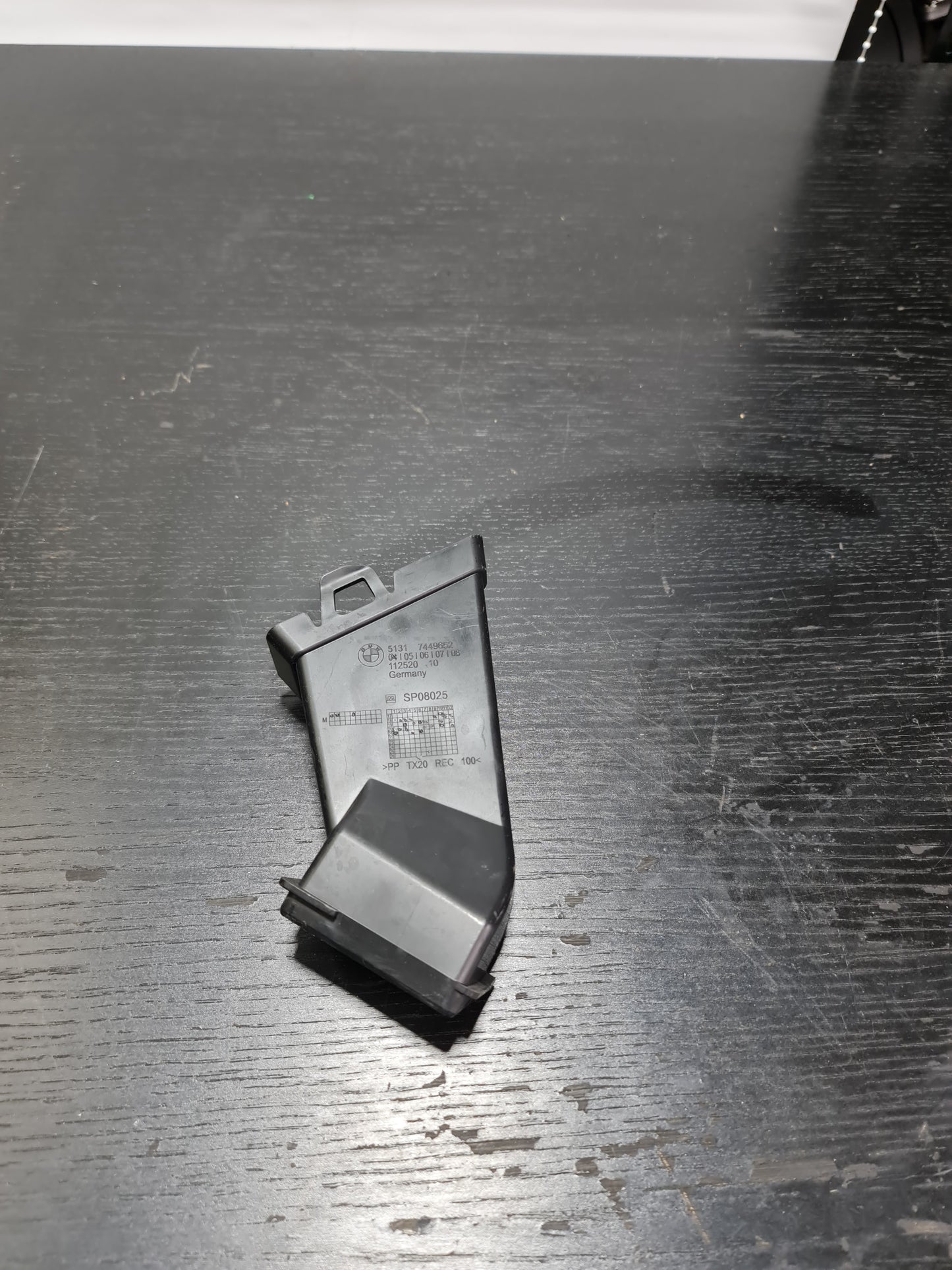 BMW 4 Convertible G23 Right Lower Scuttle Water Drain Channel 7449652 2022 RHD 51317449652 - MPerformance.parts