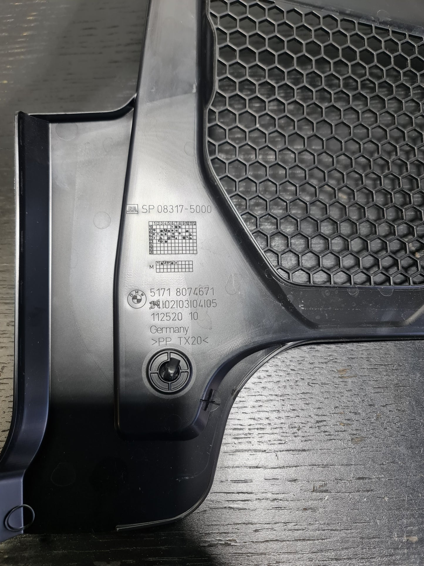51718074671 BMW M3 scuttle panel trim cover engine bay left G80 2023 5171 8074671 - MPerformance.parts