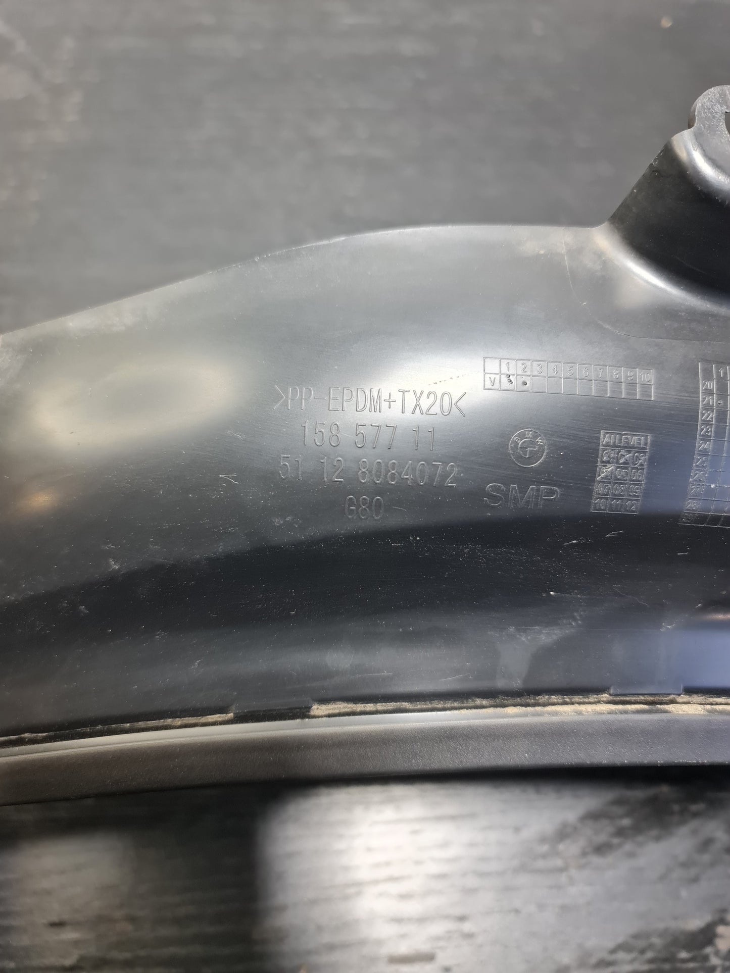 BMW M3 G80 Rear Right Wheel Arch Flaring 51128084072 - MPerformance.parts