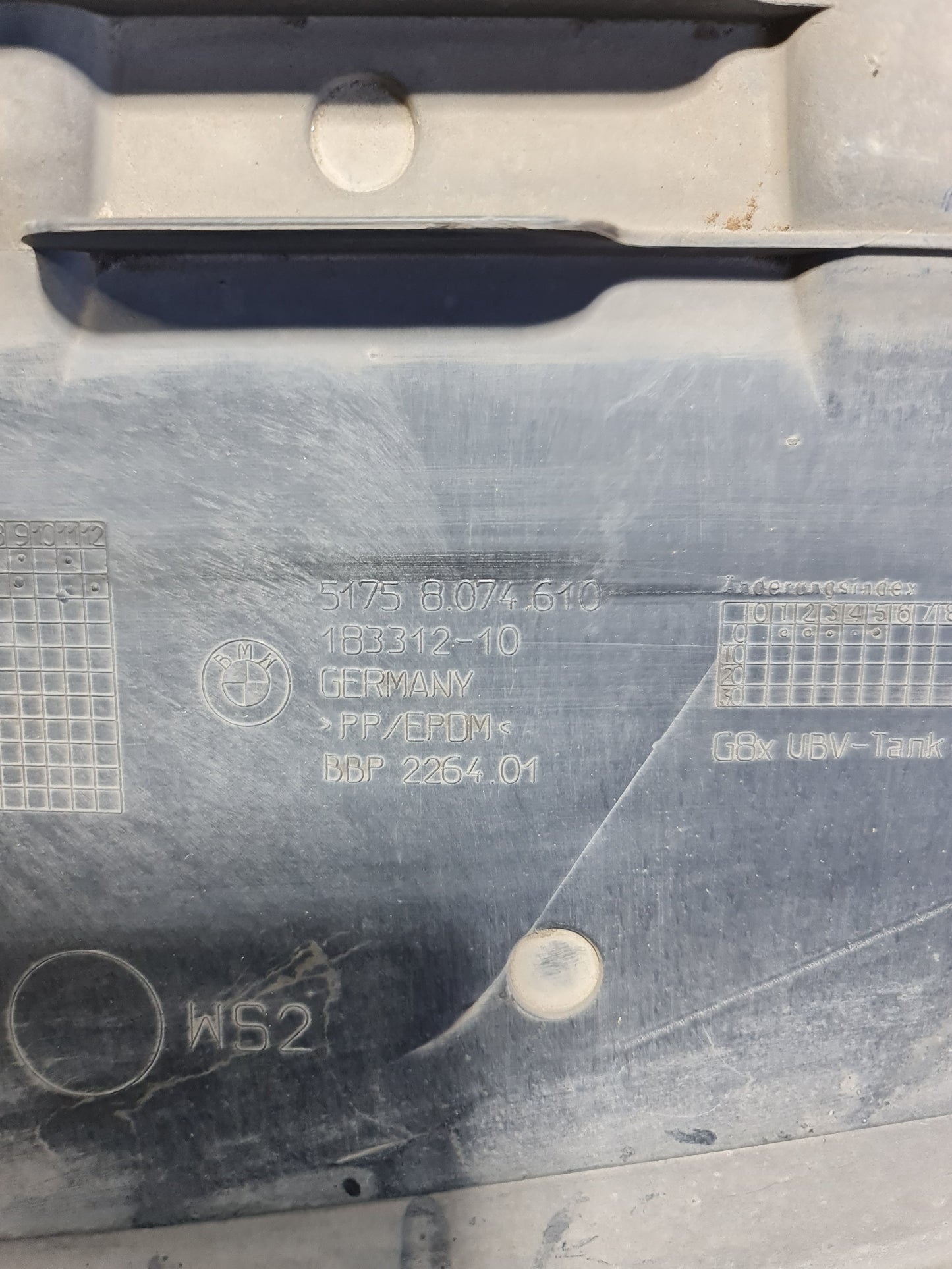 BMW M3 M4 G80 G82 G83 Rear Right Underbody Panel Cover 2021 - 2024 Oem - MPerformance.parts