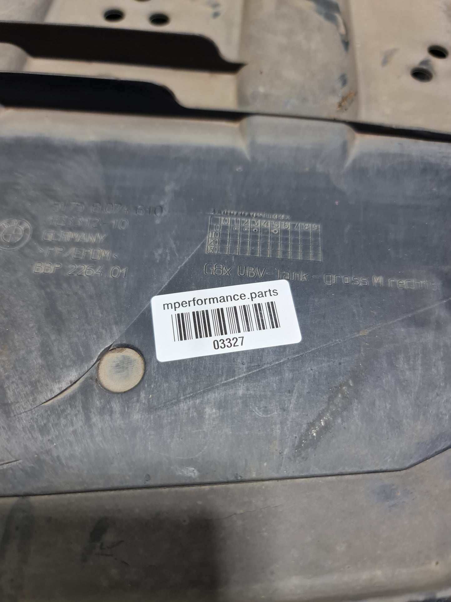 BMW M3 M4 G80 G82 G83 Rear Right Underbody Panel Cover 2021 - 2024 Oem - MPerformance.parts