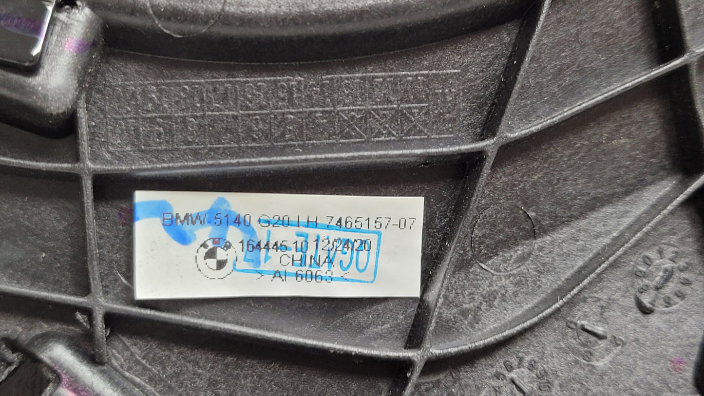 BMW 51437465157 G20 Shadow Line C Pillar Cover Rear Doors Left N/S Trim Gloss Black 7465157 - MPerformance.parts