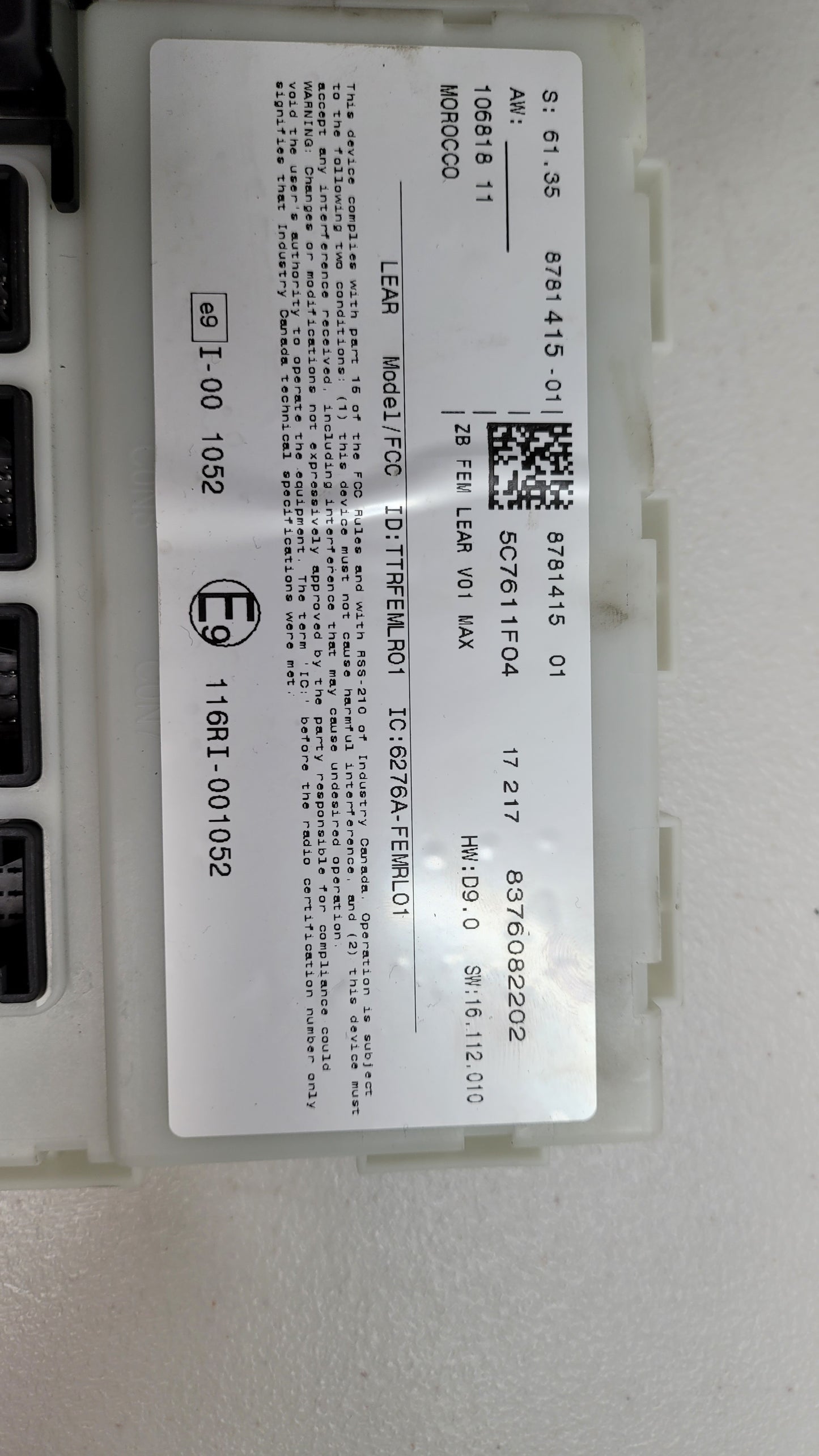 BMW F30 F32 F36 228 328 428 2.0L DME ECU Engine Computer FEM Module Key Set OEM 61358781415 - MPerformance.parts