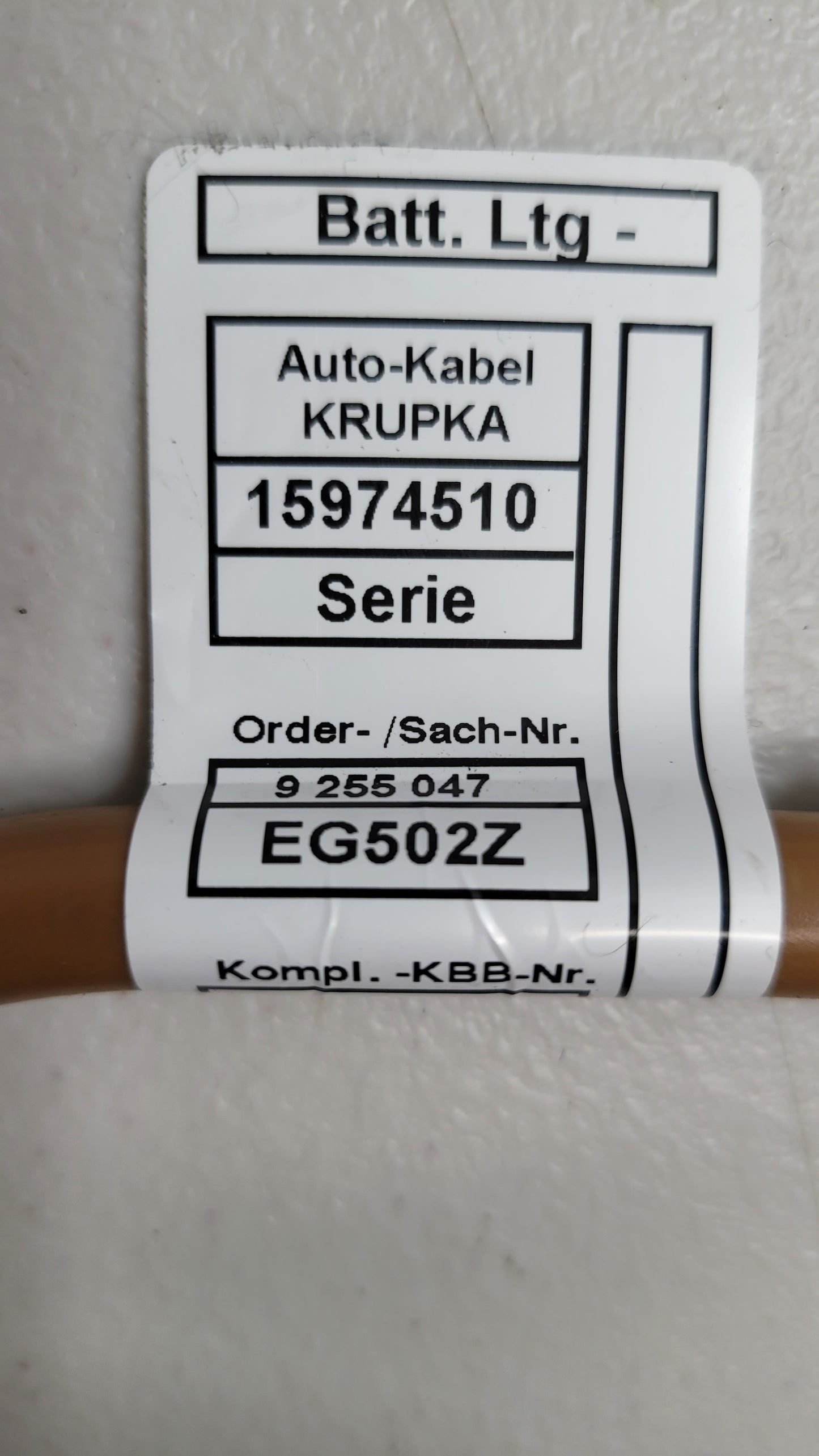 BMW M3 F80 Negative Battery Cable 61129255047 9255047 - MPerformance.parts