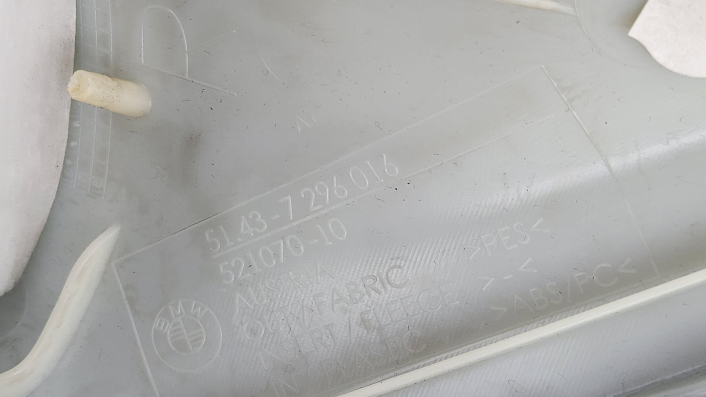 BMW F30 3 Series Upper A-Pillar Trim COVER RIGHT SIDE 7296016 / 51437296016 - MPerformance.parts