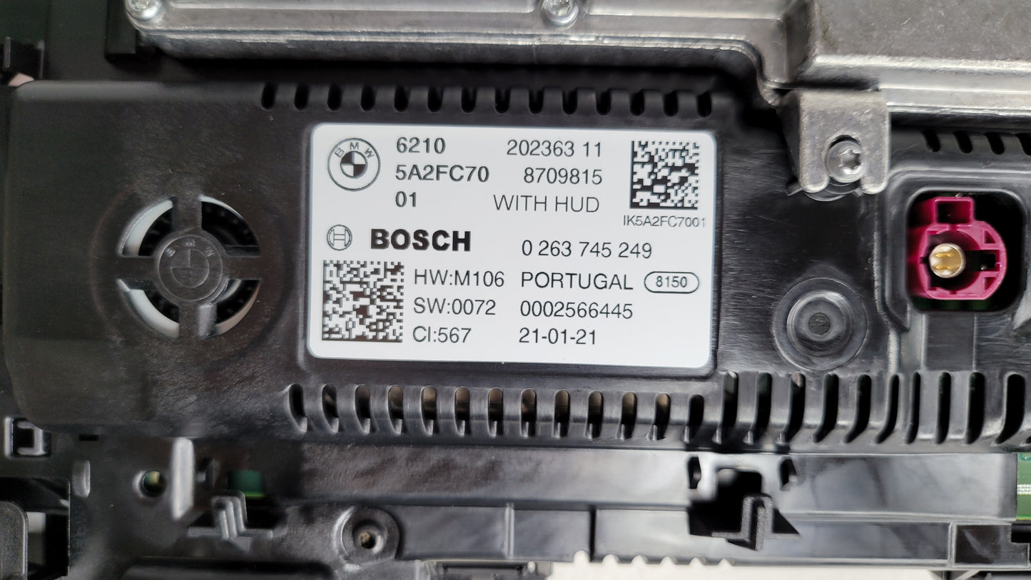 BMW M4 Competition G82 INSTRUMENT CLUSTER SPEEDOMETER 8709815 - MPerformance.parts