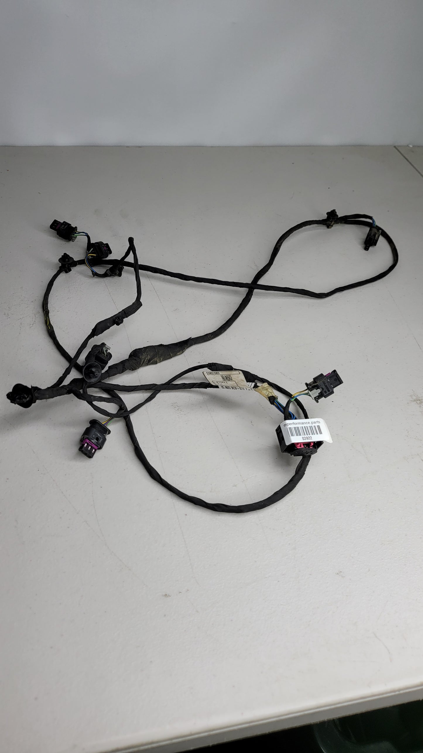21-23 BMW M4 COMPETITION OEM FRONT BUMPER PARKING SENSOR HARNESS 5A059C9 22 WIRE - MPerformance.parts