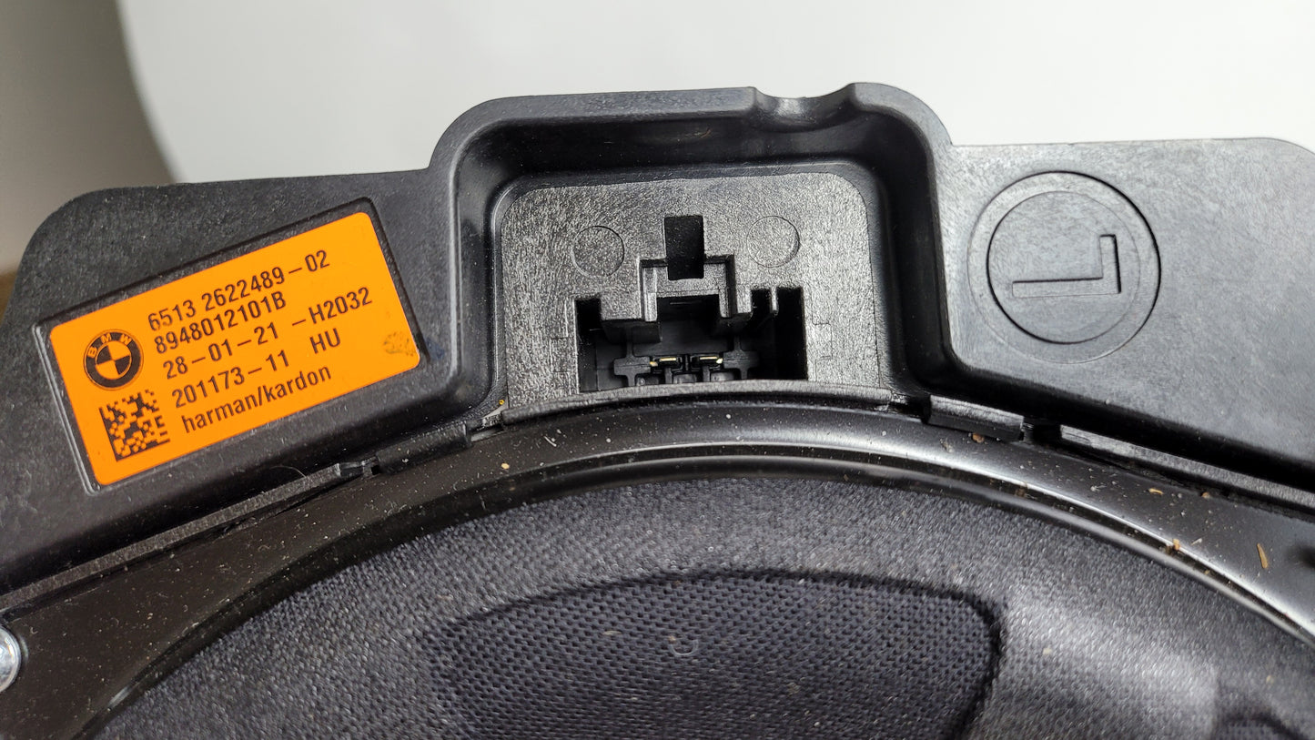 BMW M3 COMPETITION OEM FLOOR UNDER SEAT SPEAKER 2622489-02 G80 65132622489 - MPerformance.parts