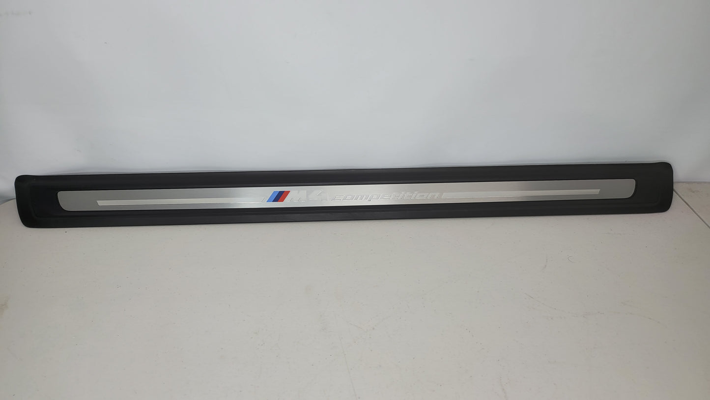 BMW G22/23/42/83 M4 Competition Line Entrance Door Sill OEM 8085272-06 - MPerformance.parts