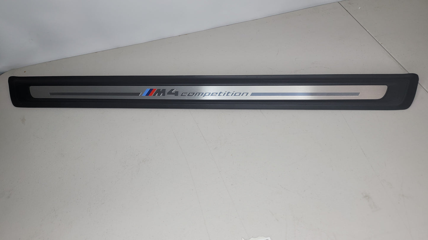 BMW G22/23/42/83 M4 Competition Line Entrance Door Sill OEM 8085272-06 - MPerformance.parts