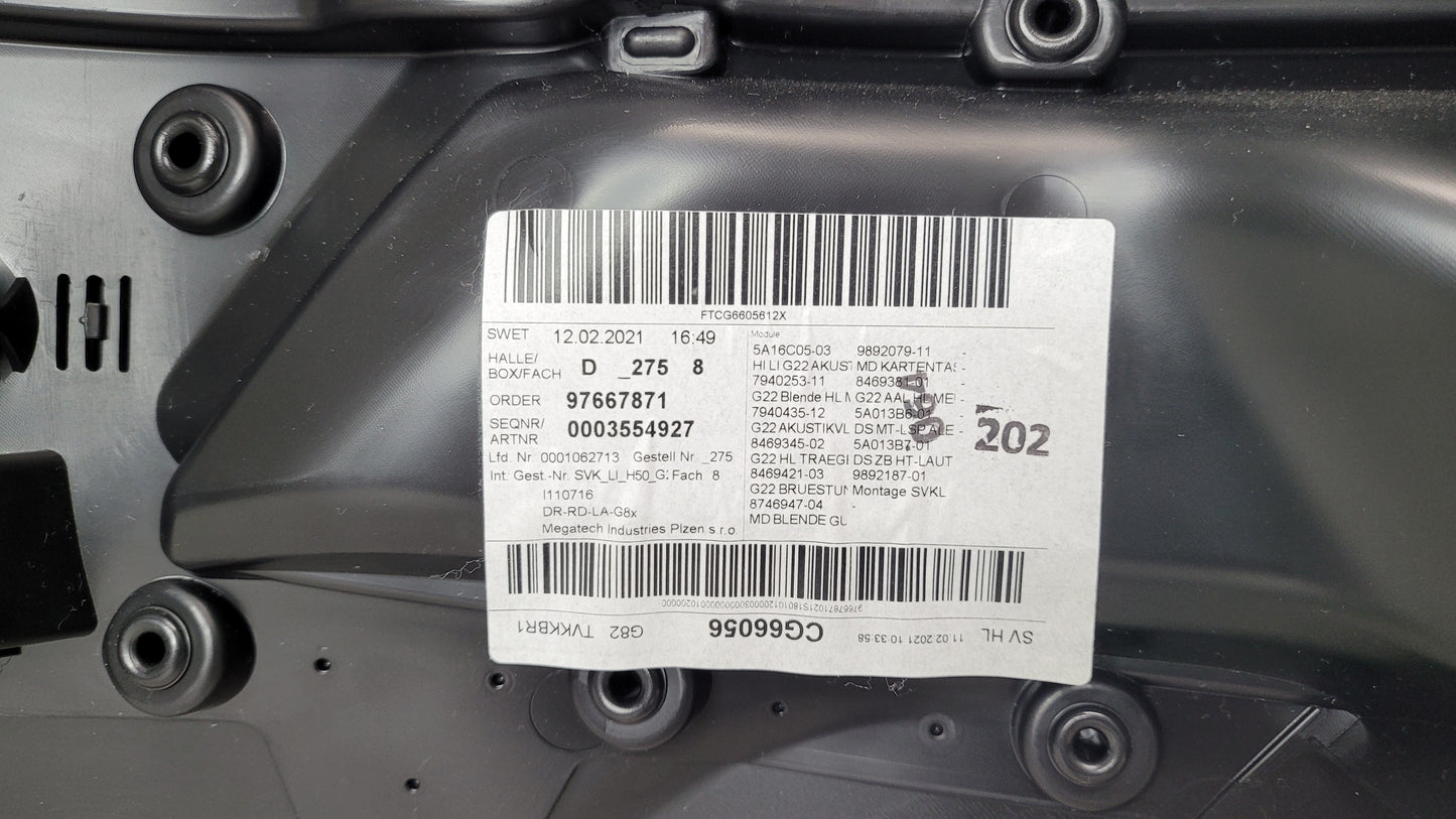 G82 M4 Rear Passenger Side Door Card - 97667871 - MPerformance.parts
