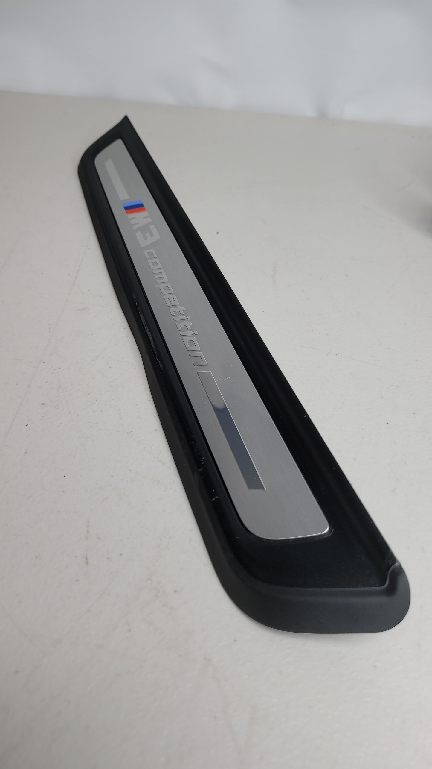 BMW G80 M3 COMPETITION OEM FRONT DOOR SILL KICK PLATE 9451626-01 - MPerformance.parts