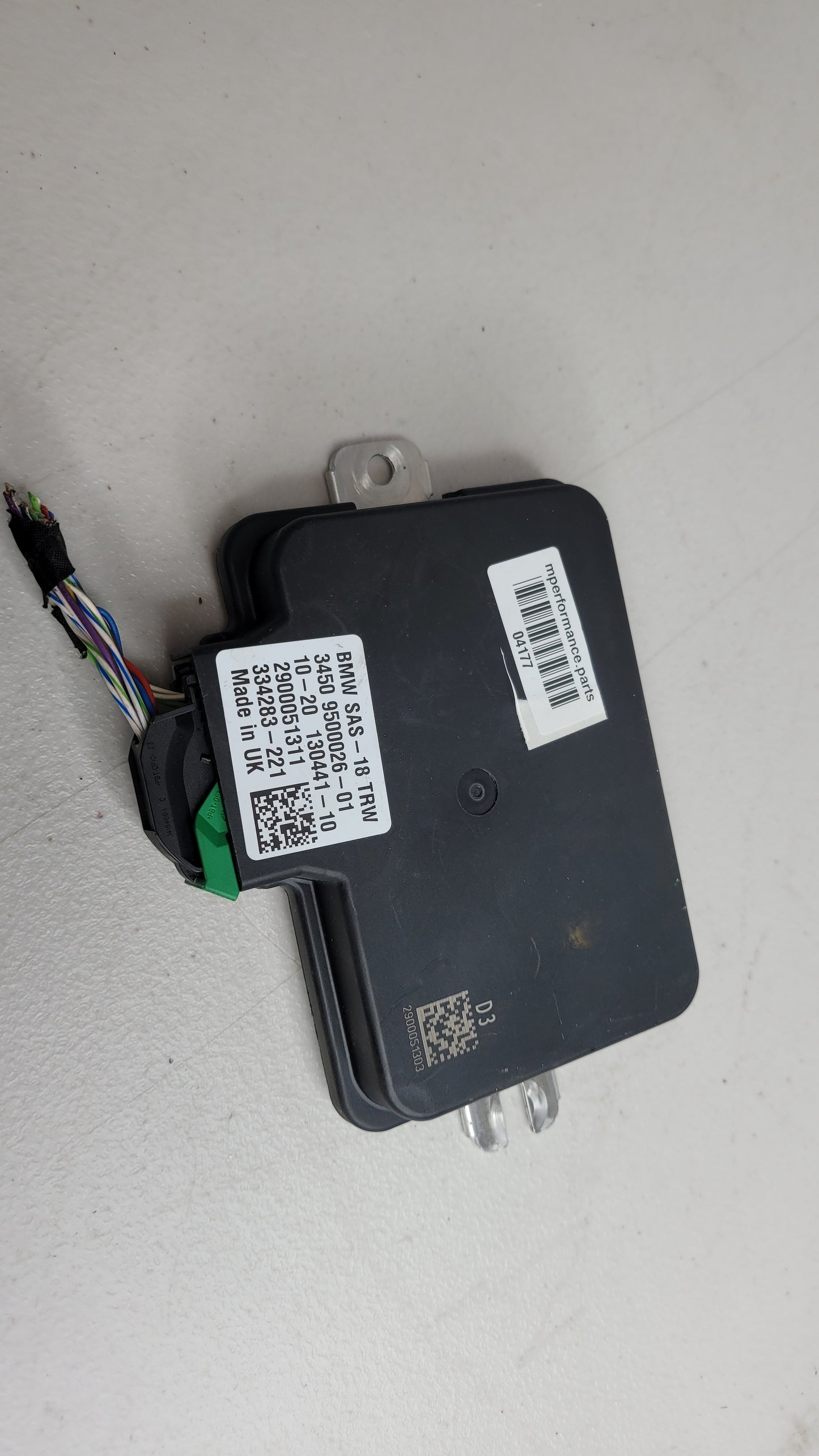 BMW 3 4 5 7 SERIES G11 G12 G20 G22 G30 G80 G82 SAS CONTROL MODULE UNIT 9500026 - MPerformance.parts