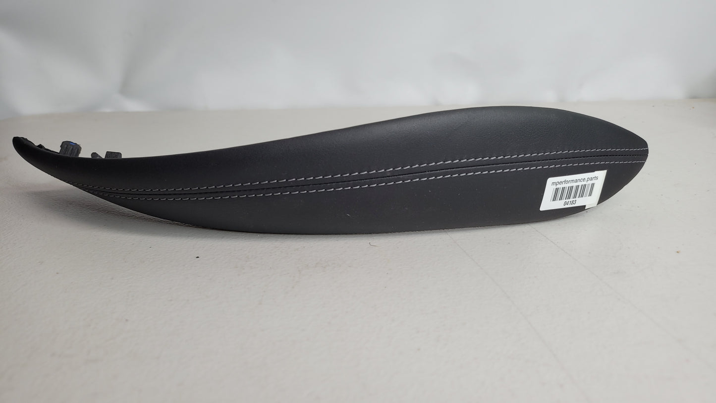 BMW M3 F80 Front Drivers Door Black Leather Pull Handle 8057633-05 - MPerformance.parts
