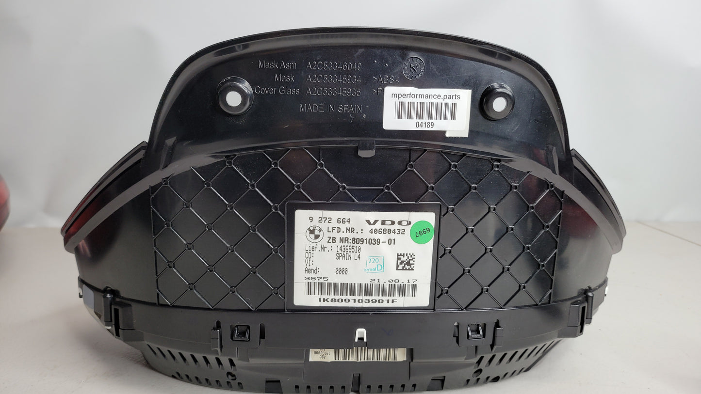BMW M3 F80 Speedometer Instrument Cluster 9272664 - MPerformance.parts