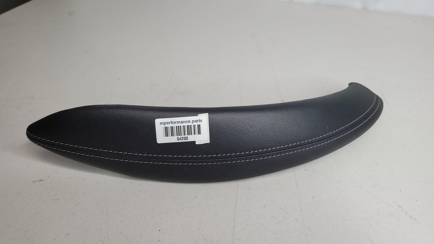 BMW F80 F82 M3 M4 Left Front Door Panel Pull Handle Leather Black 8057633-05 - MPerformance.parts
