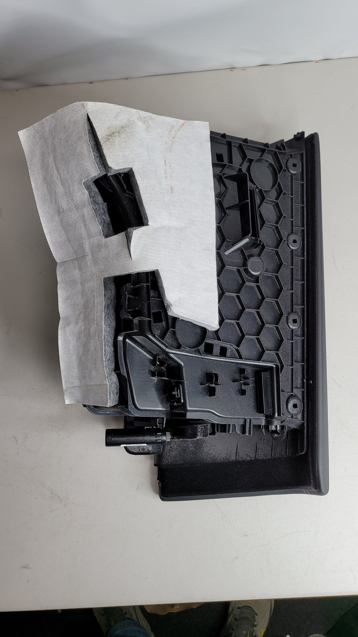 F80 M3 Black Leather Glove Box - MPerformance.parts
