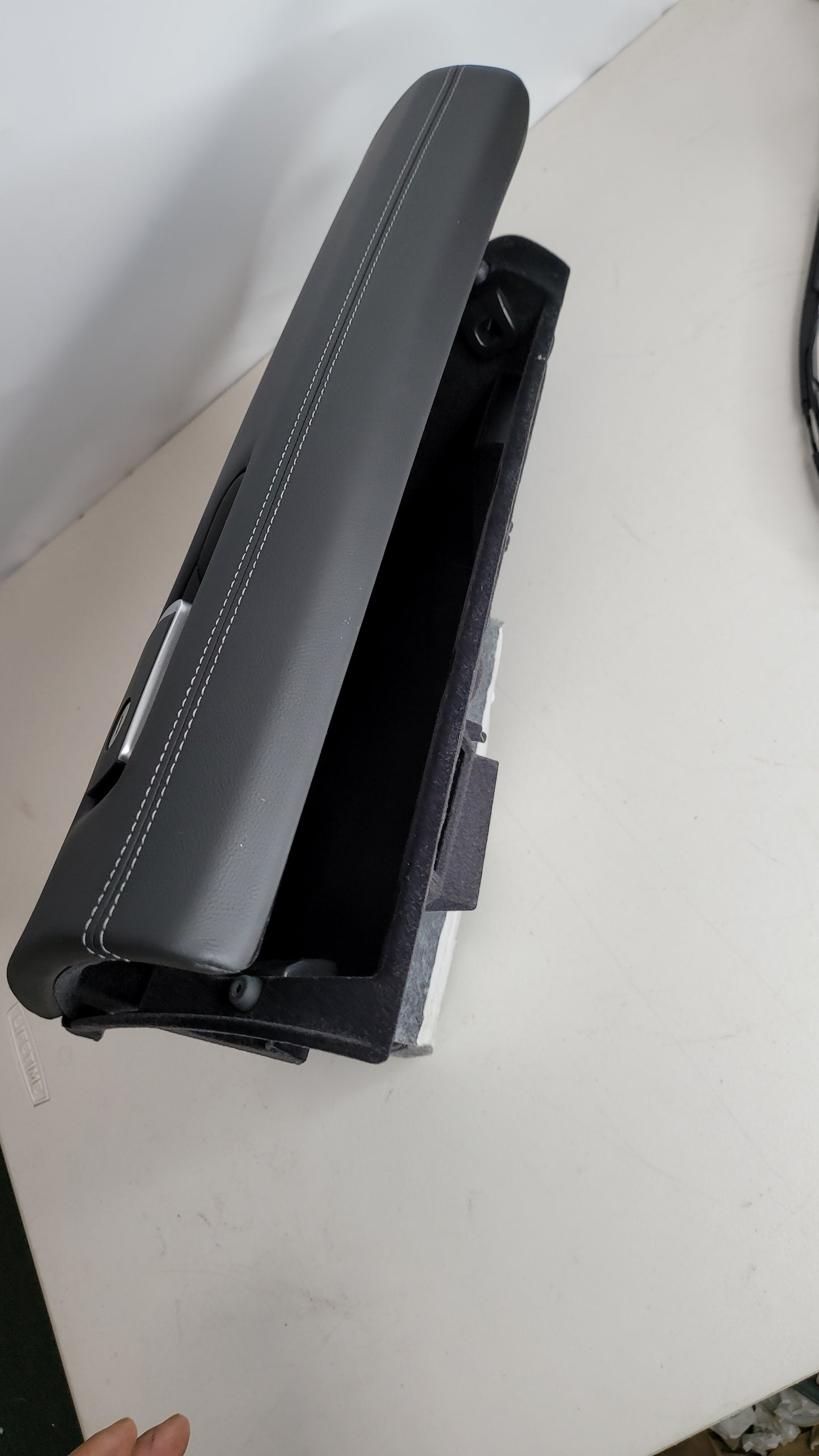 F80 M3 Black Leather Glove Box - MPerformance.parts