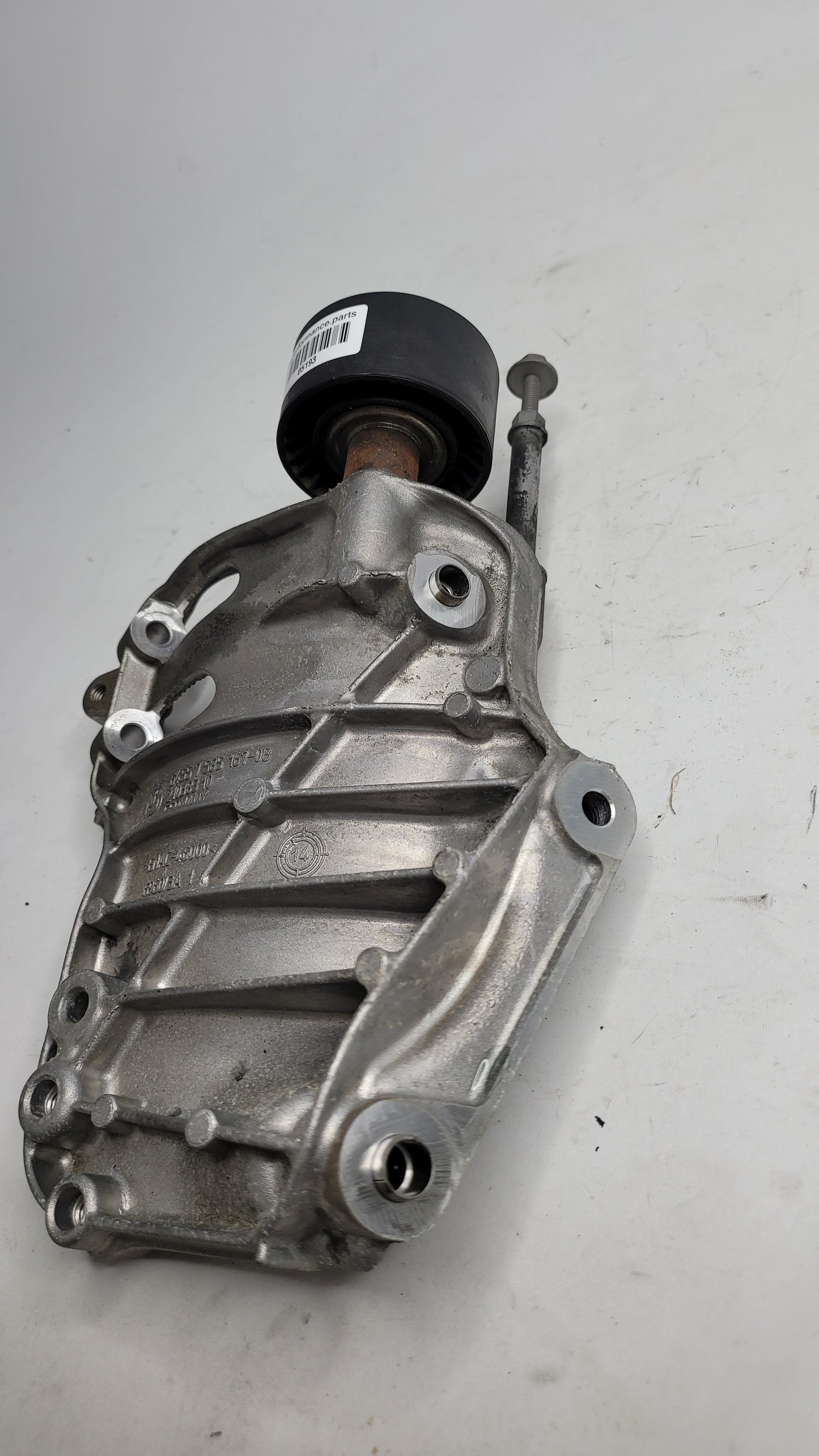 BMW M3 M4 3.0 TURBO IDLER PULLEY ALI PLATE AC PUMP BRACKET MOUNT 64557585 - MPerformance.parts