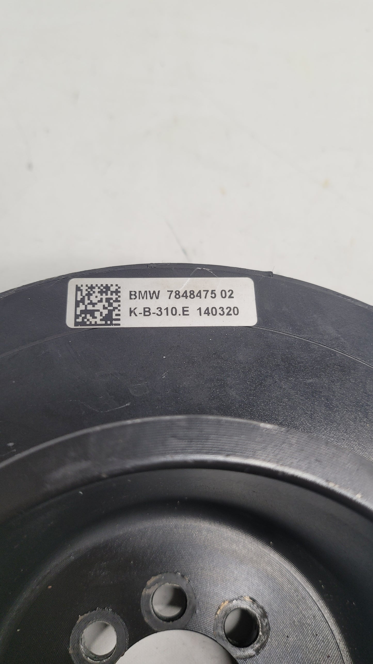 BMW F80 M3 F82 M4 S55 Vibration Damper Crankshaft Pulley 7848475 - MPerformance.parts