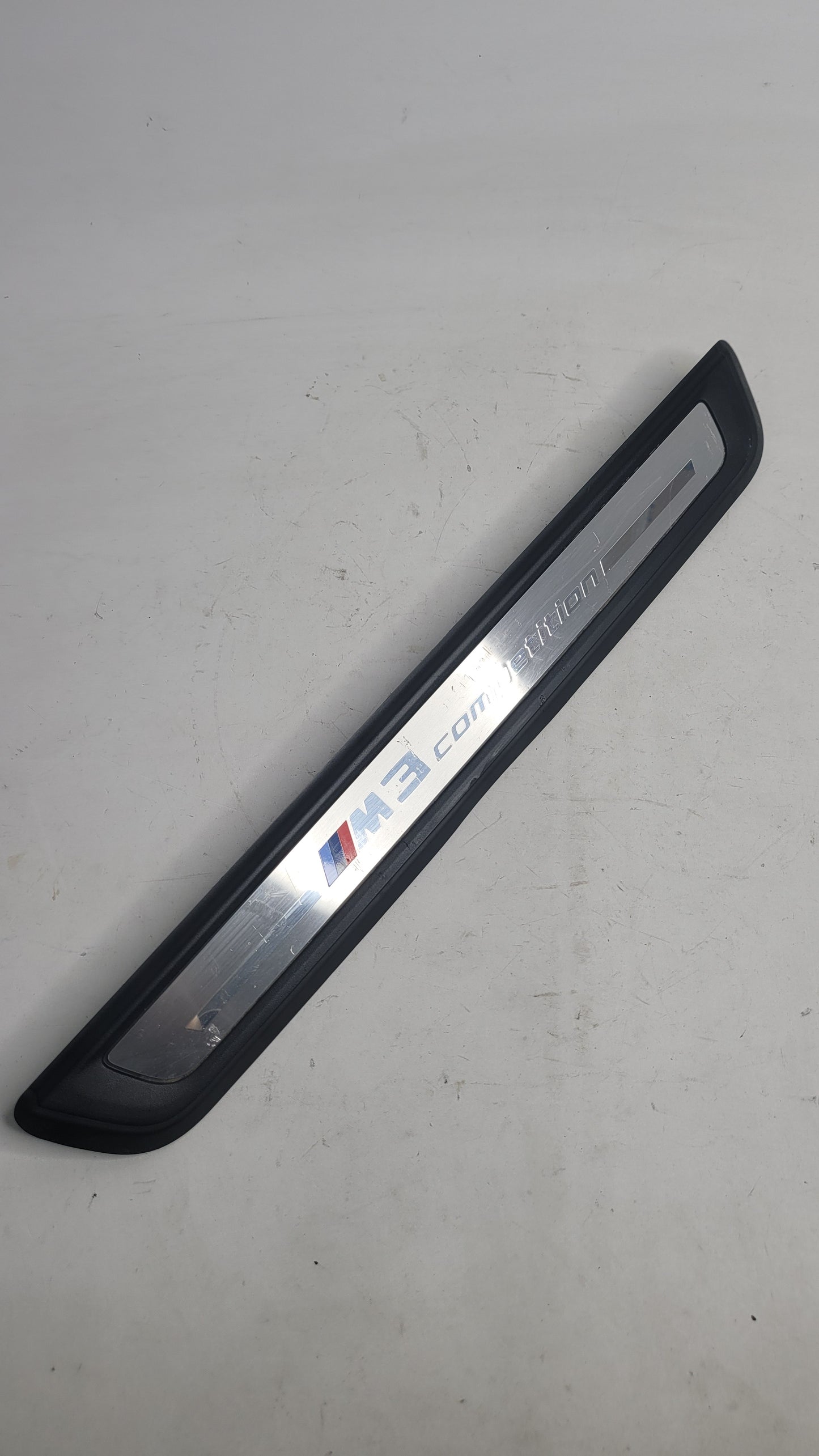 BMW G80 M3 COMPETITION OEM FRONT DOOR SILL KICK PLATE 9451626-01 - MPerformance.parts