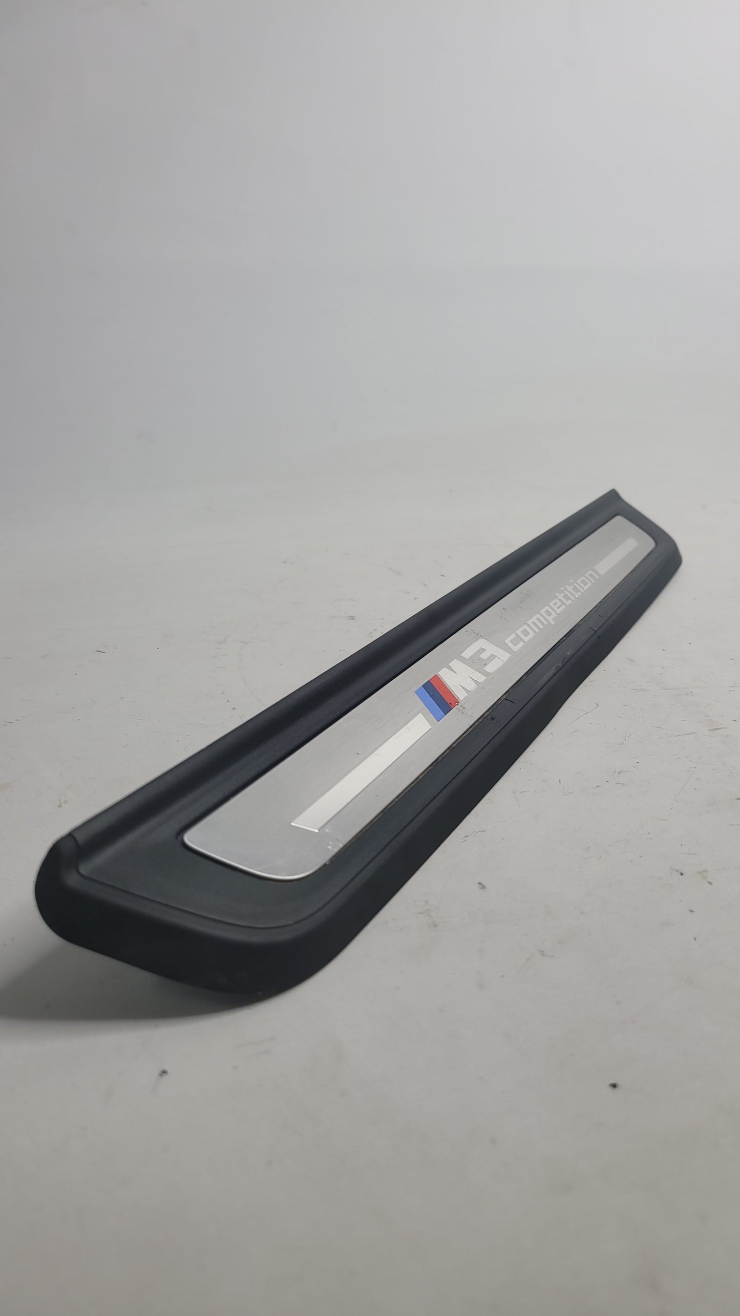 BMW G80 M3 COMPETITION OEM FRONT DOOR SILL KICK PLATE 9451626-01 - MPerformance.parts